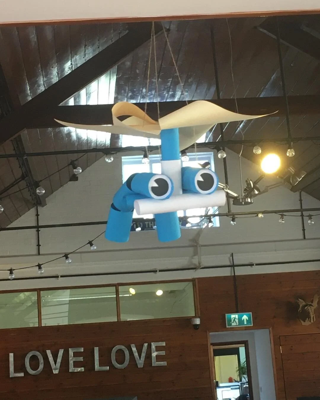 Was great to install this model at LoveLove Films studio. One of characters from Pop Paper City. #poppapercity #papercrafts #papercrafting #display #promotionalproducts #paperartist