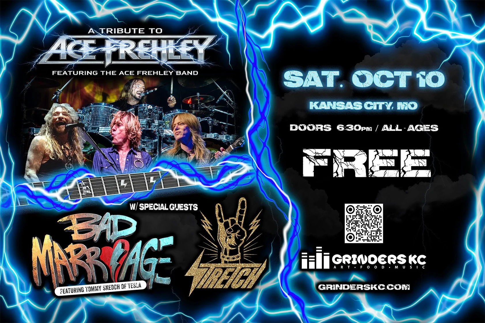 Ace Frehley Band - A Tribute to Ace Frehley - FREE Concert!