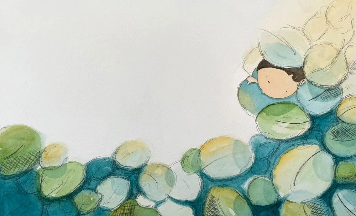 May 2025 - Illustration - Jumbled letters - Freya hiding.jpg