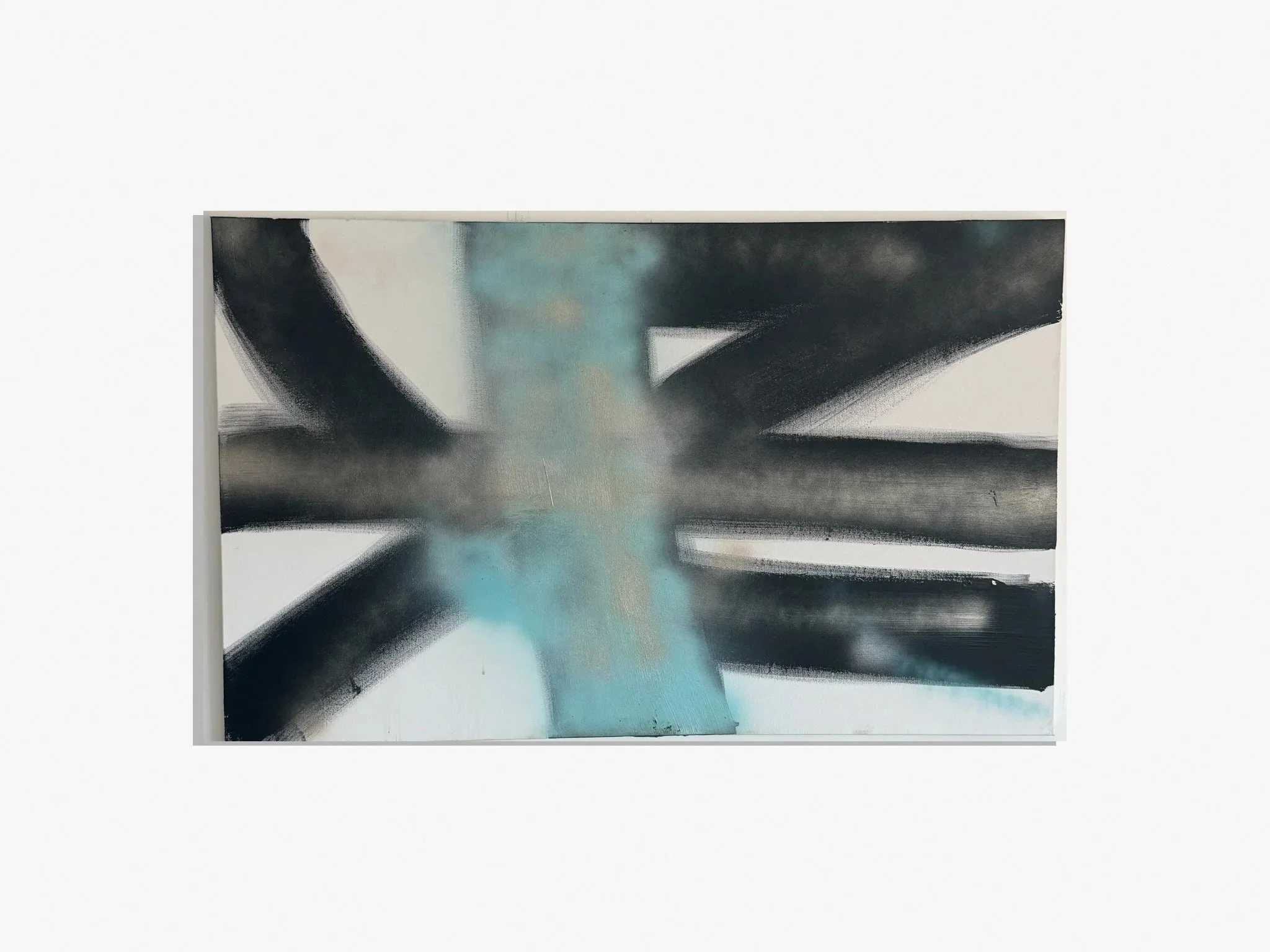 “Freeway” 30x48in (acrylic and spray paint) on canvas - $1,750