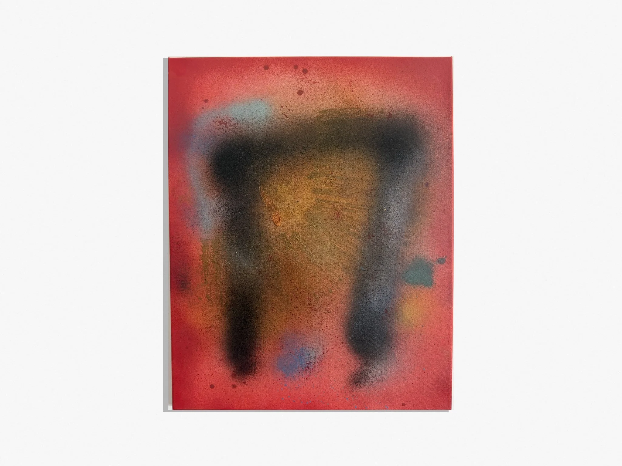 “Saw Tooth” (oil, acrylic, and spray paint on canvas) $425