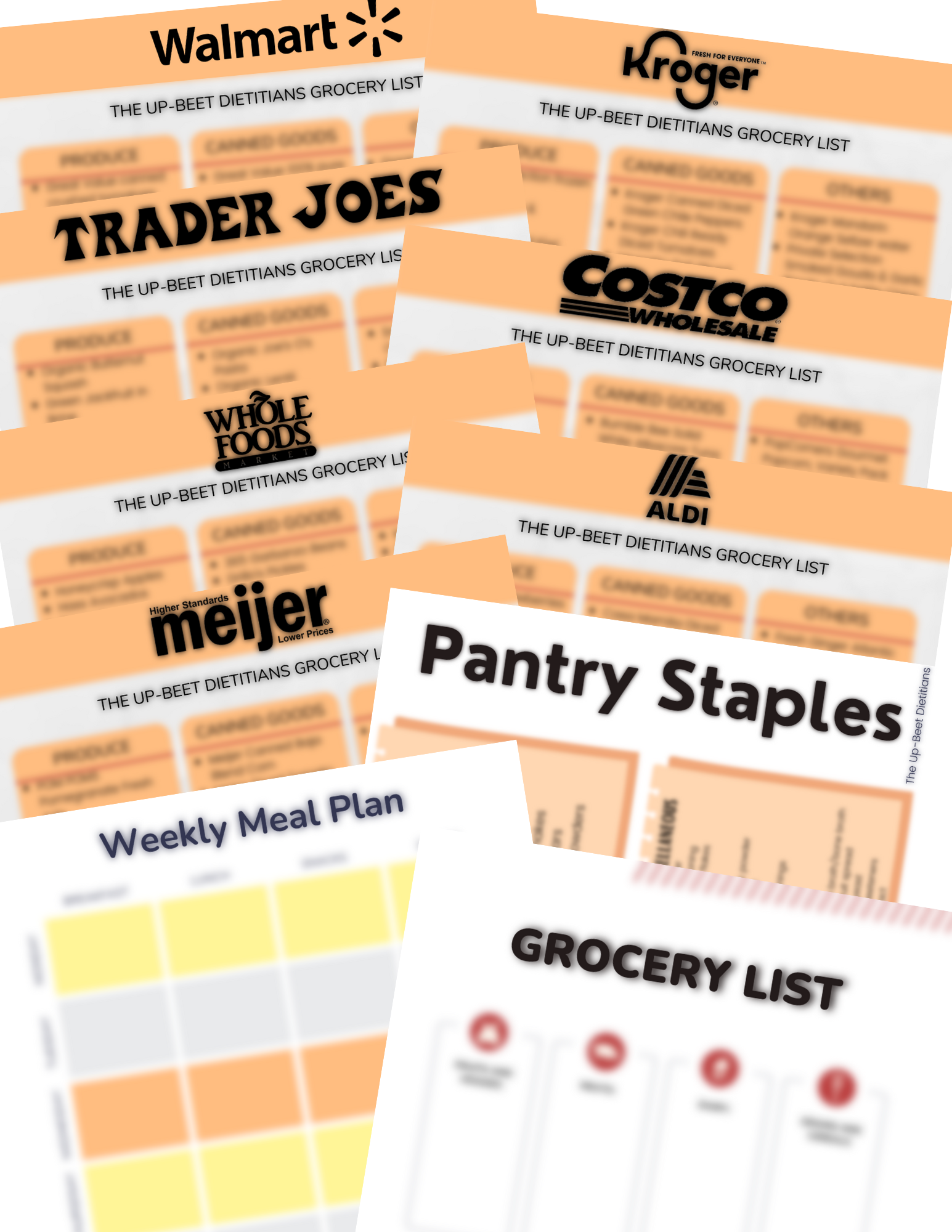 Kroger Grocery List Template Kroger Grocery List Template