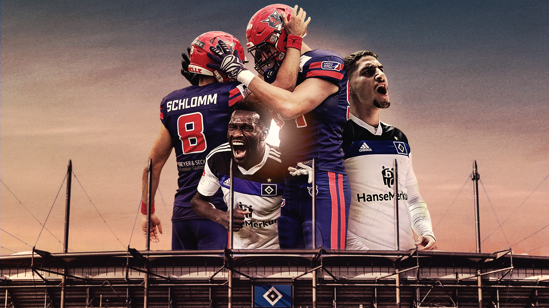Ein Traum wird wahr! Hamburg Sea Devils beim Spiel gegen Rhein Fire zurück im Volksparkstadion