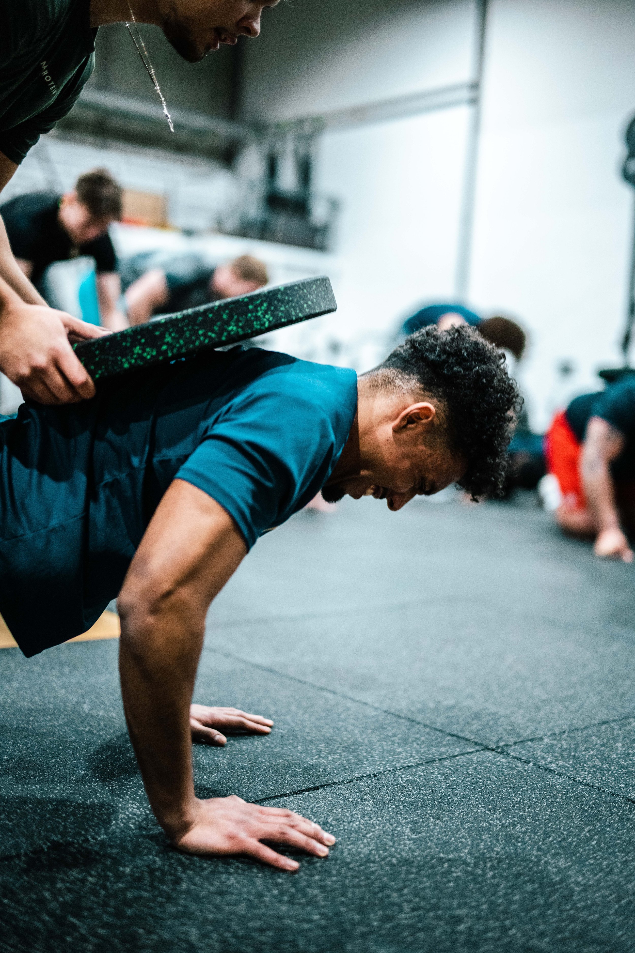  Die Sea Devils trainieren bei der Crossfit Friendship am 01. März 2023 in Hamburg, HH. (Jonas Wicker / Hamburg Sea Devils) 