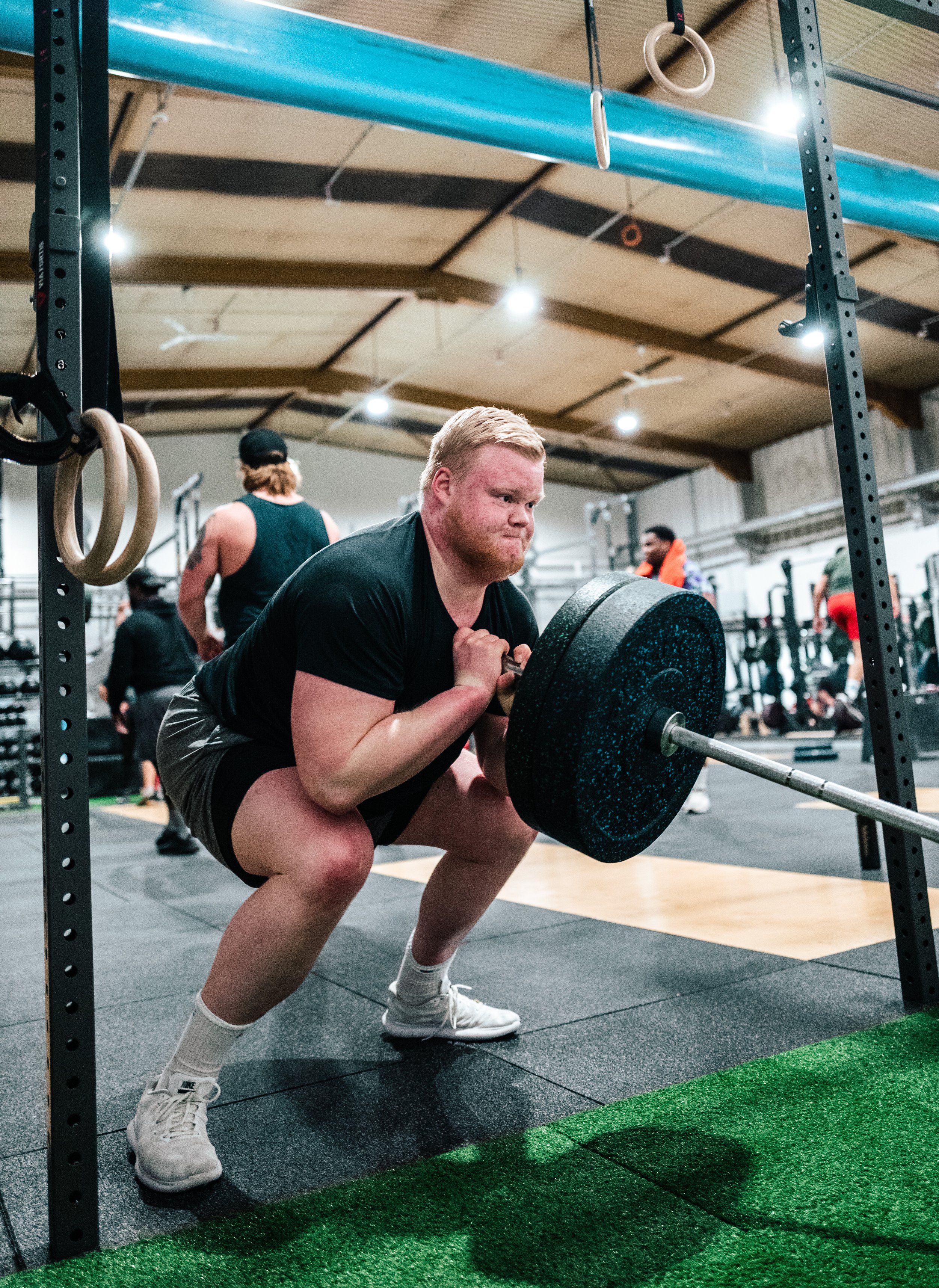  Die Sea Devils trainieren bei der Crossfit Friendship am 01. März 2023 in Hamburg, HH. (Jonas Wicker / Hamburg Sea Devils) 