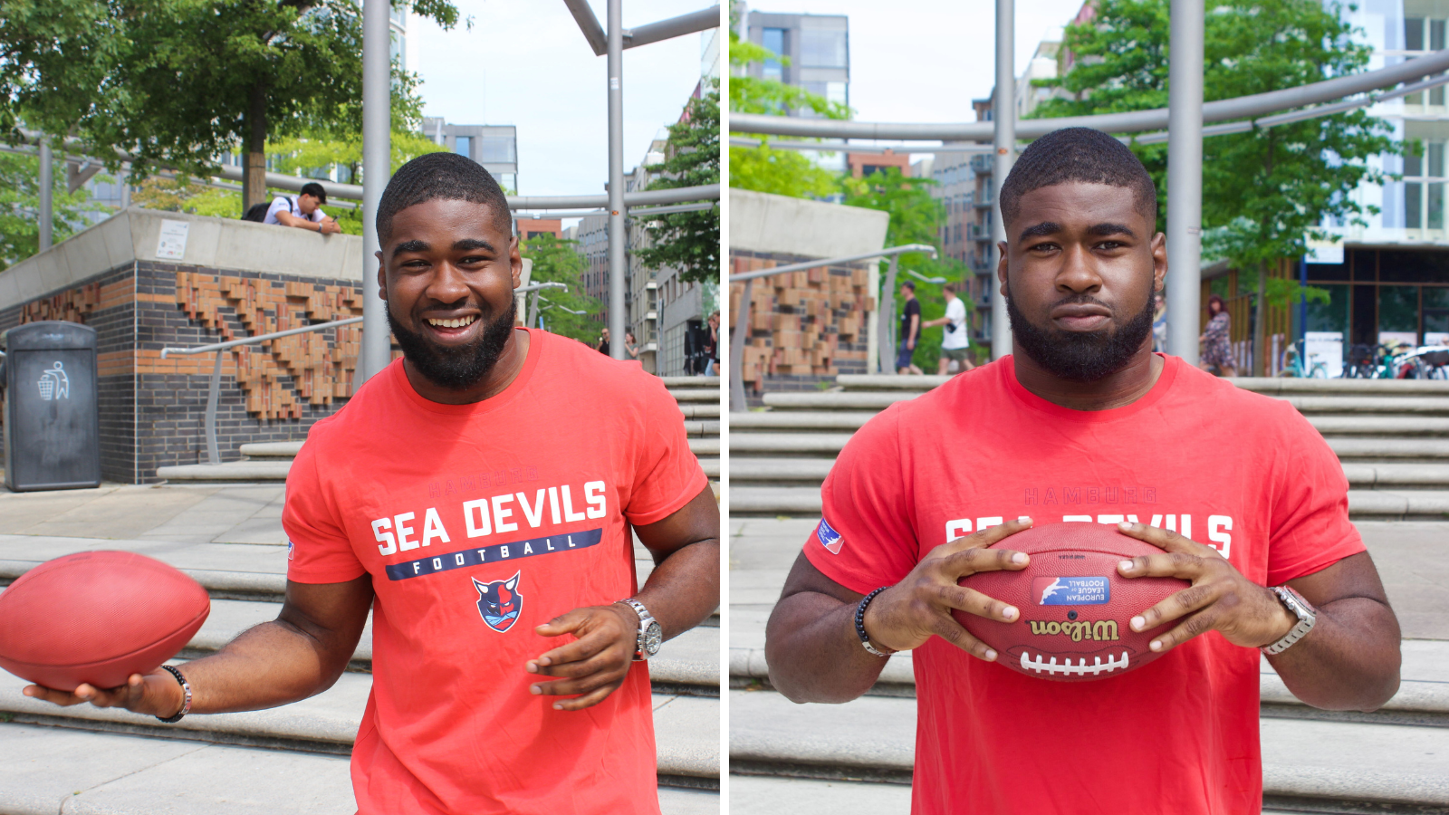 Hamburg Sea Devils verpflichten den britischen Linebacker-Hybrid Simeon Okonta-Wariso