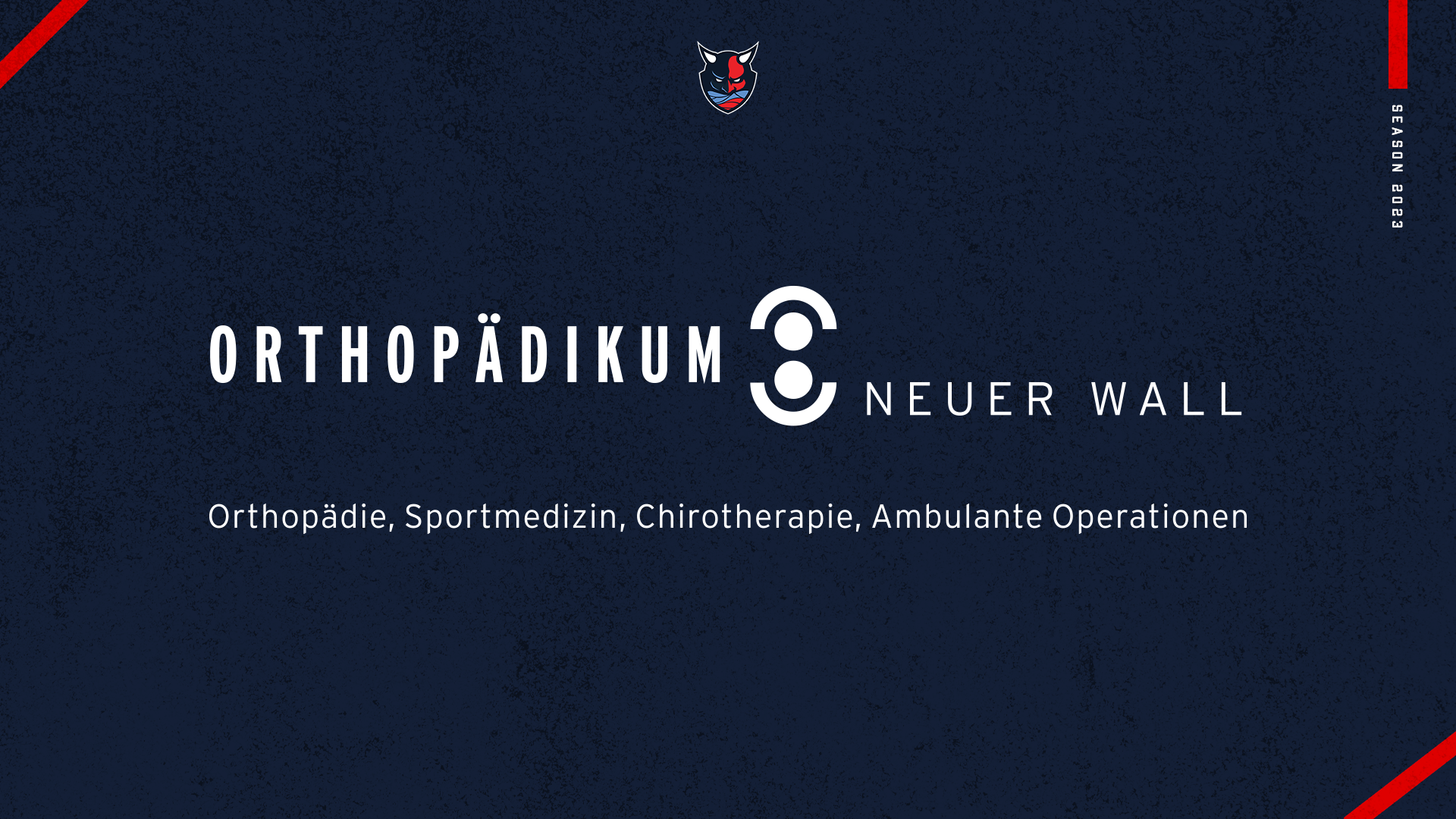Hamburg Sea Devils und das Orthopädikum Neuer Wall verlängern Partnerschaft