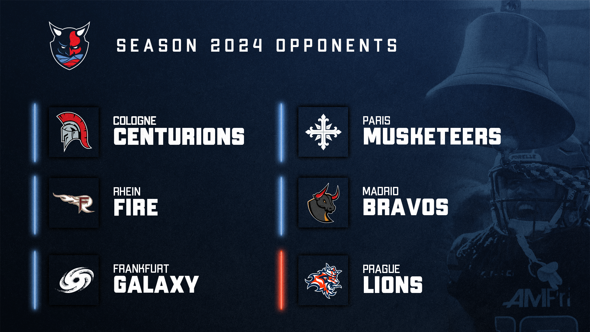 Madrid stößt in der Western Conference zu den Hamburg Sea Devils hinzu! 