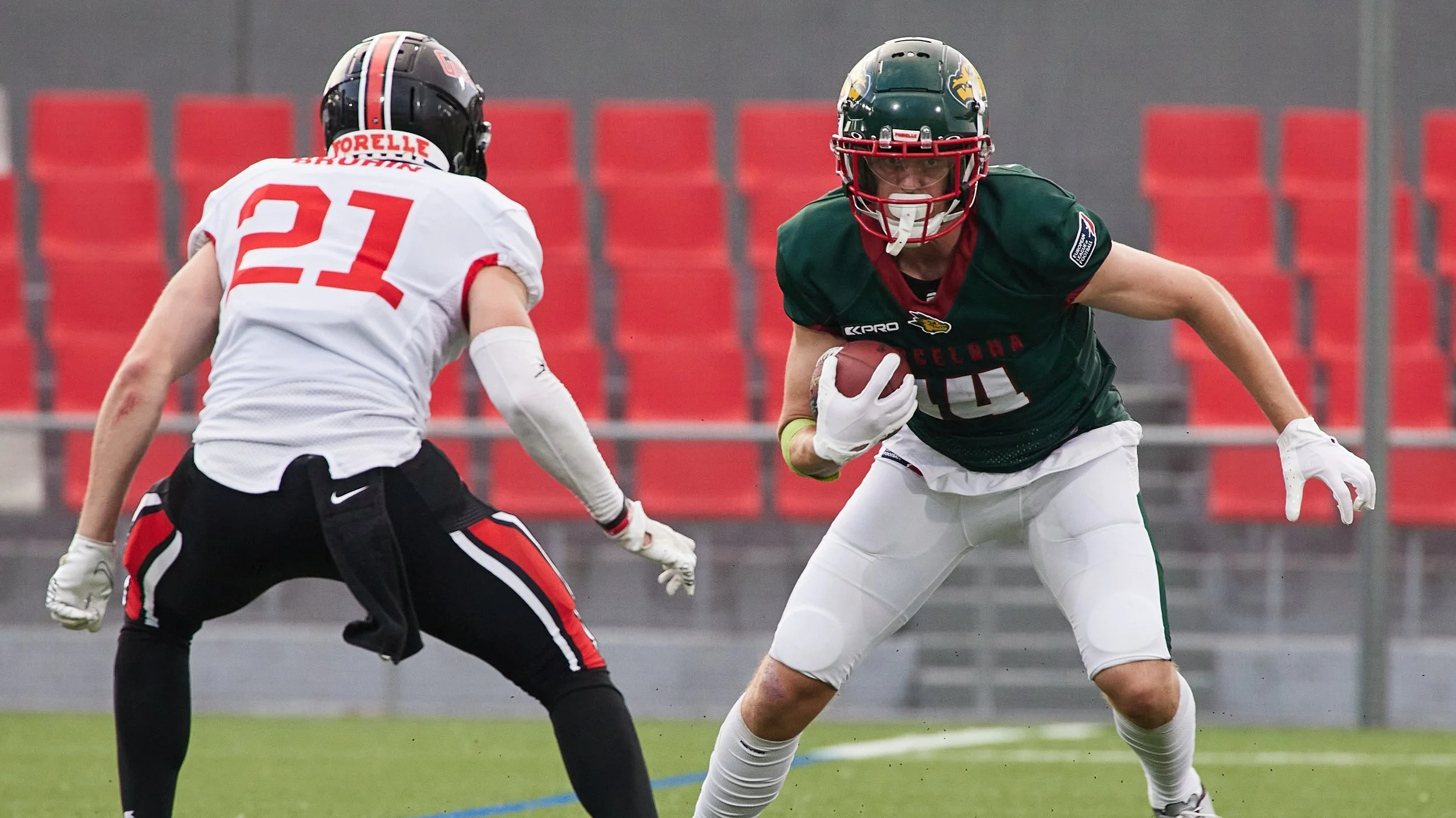 Hamburg Sea Devils verpflichten den ehemaligen schwedischen College-Wide Receiver Theodor Landström