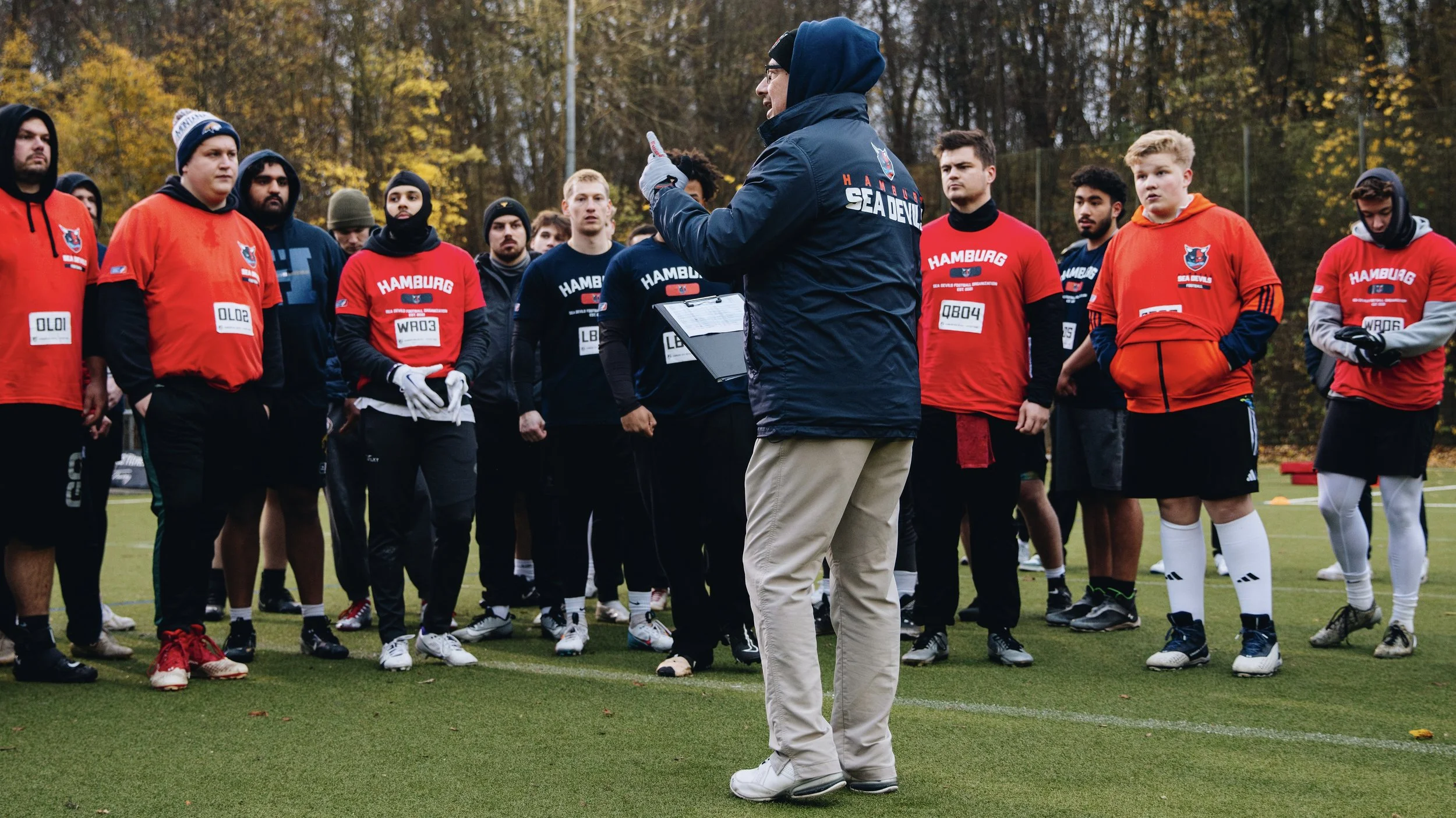 Internationale Talente trotzen dem Hamburger Wetter beim Open Try out der Sea Devils