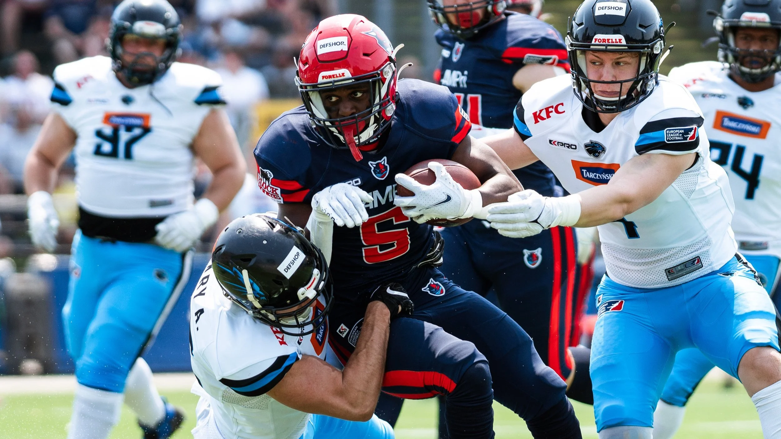 Hamburg Sea Devils gewinnen mit 1710 gegen Panthers! Kendral Ellison