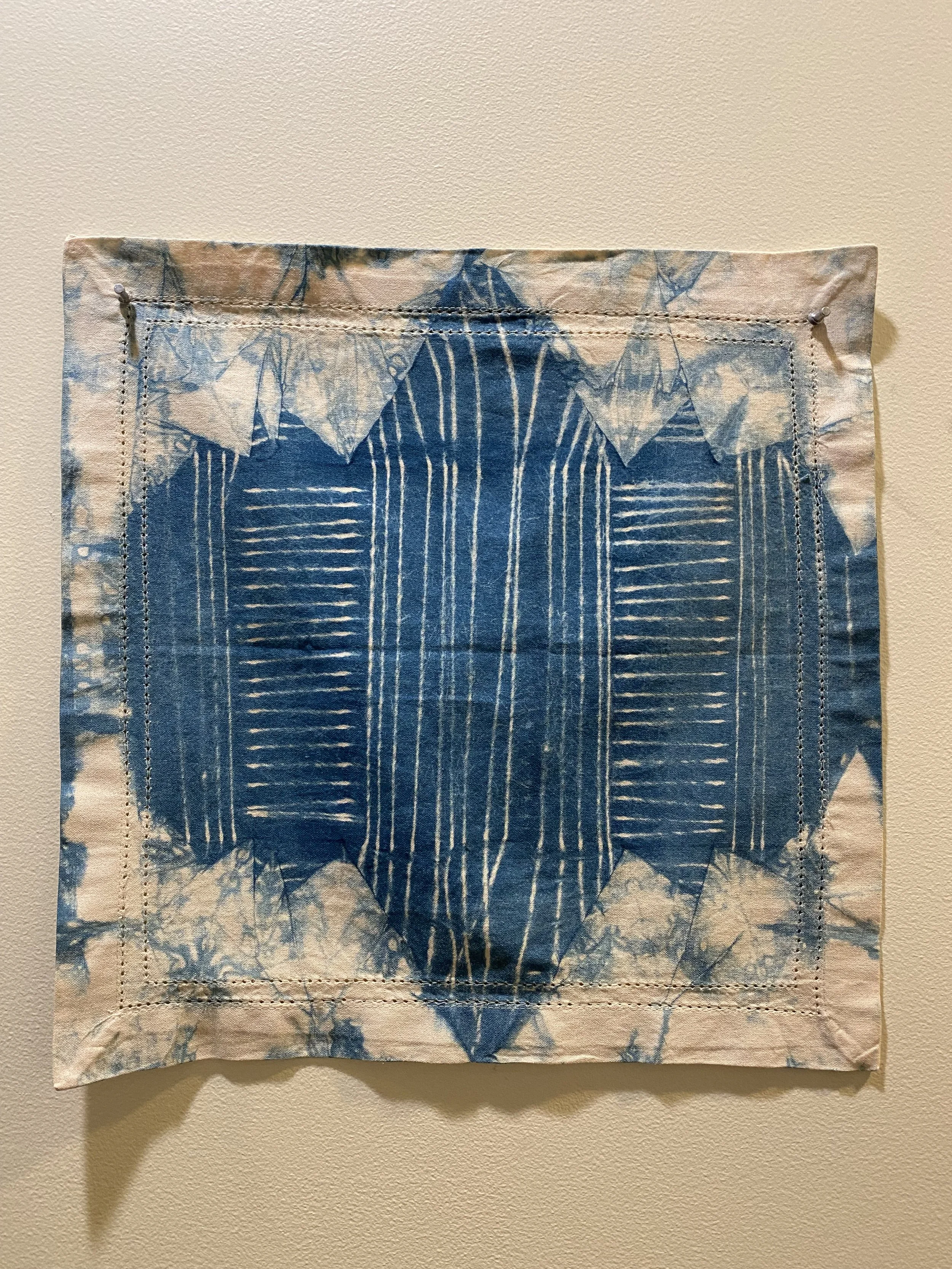 generosity, textile, 2021, 17x17in