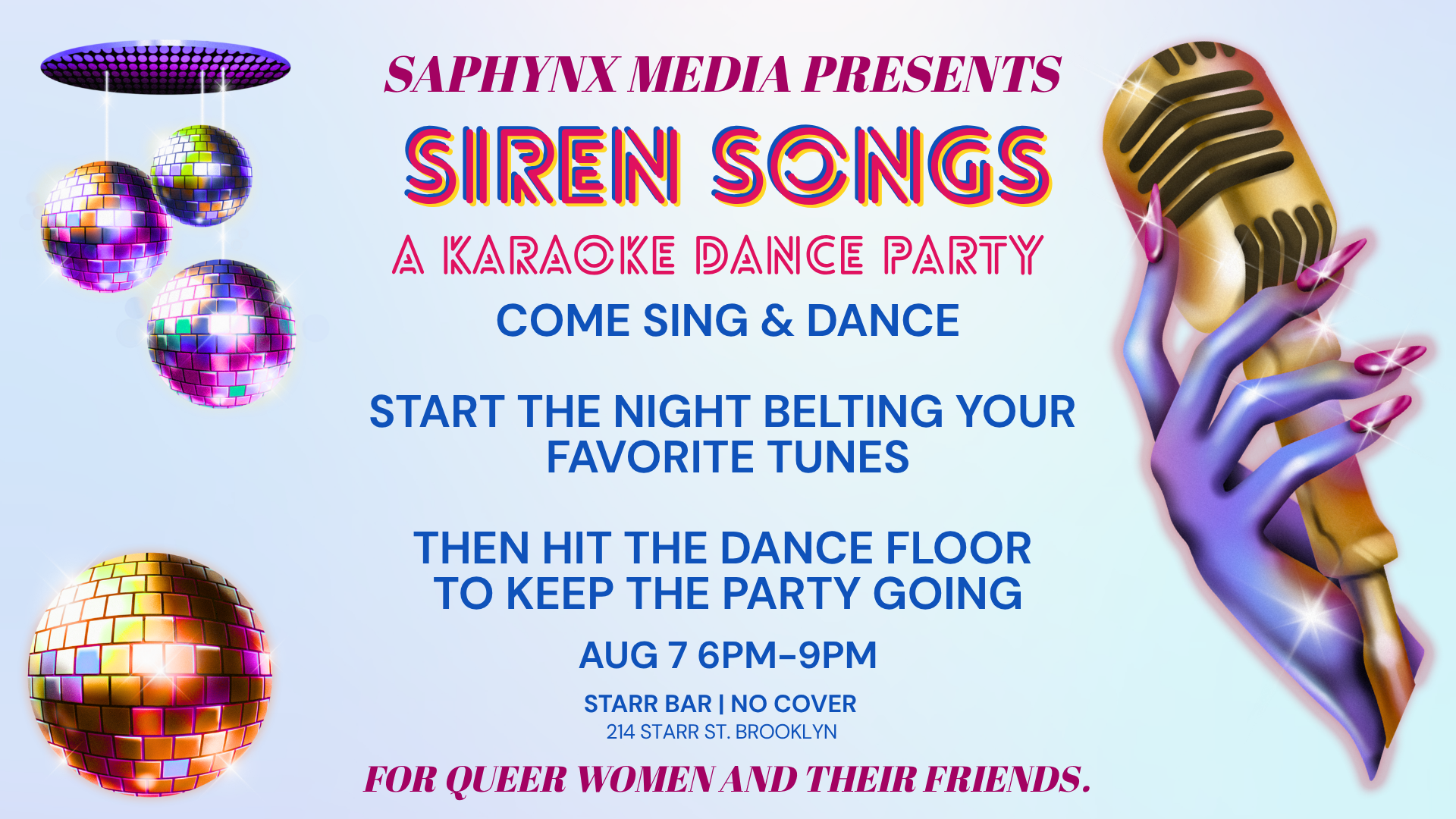 Siren Songs: A Karaoke Dance Party