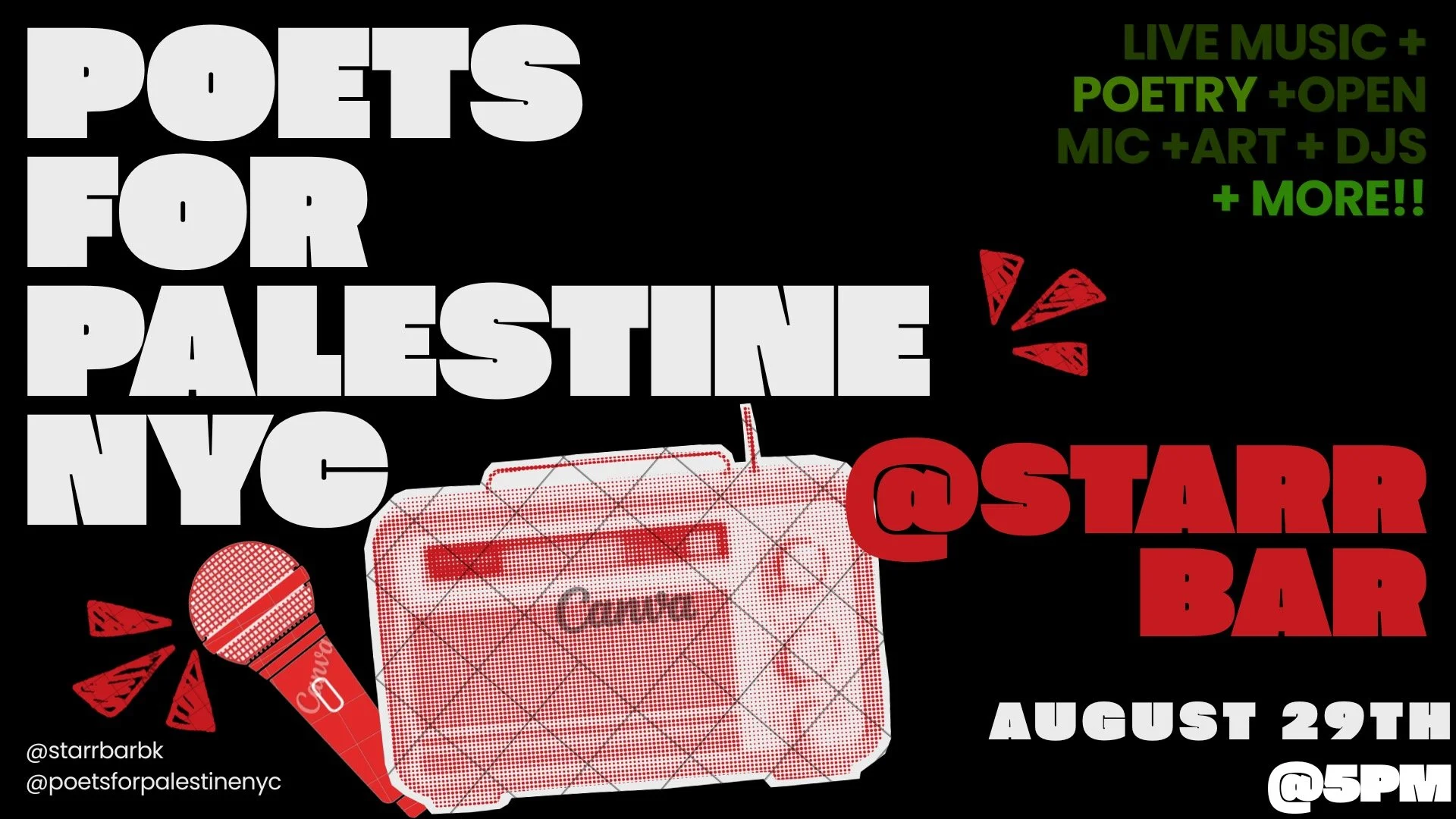 Poets (And Djs) for Palestine