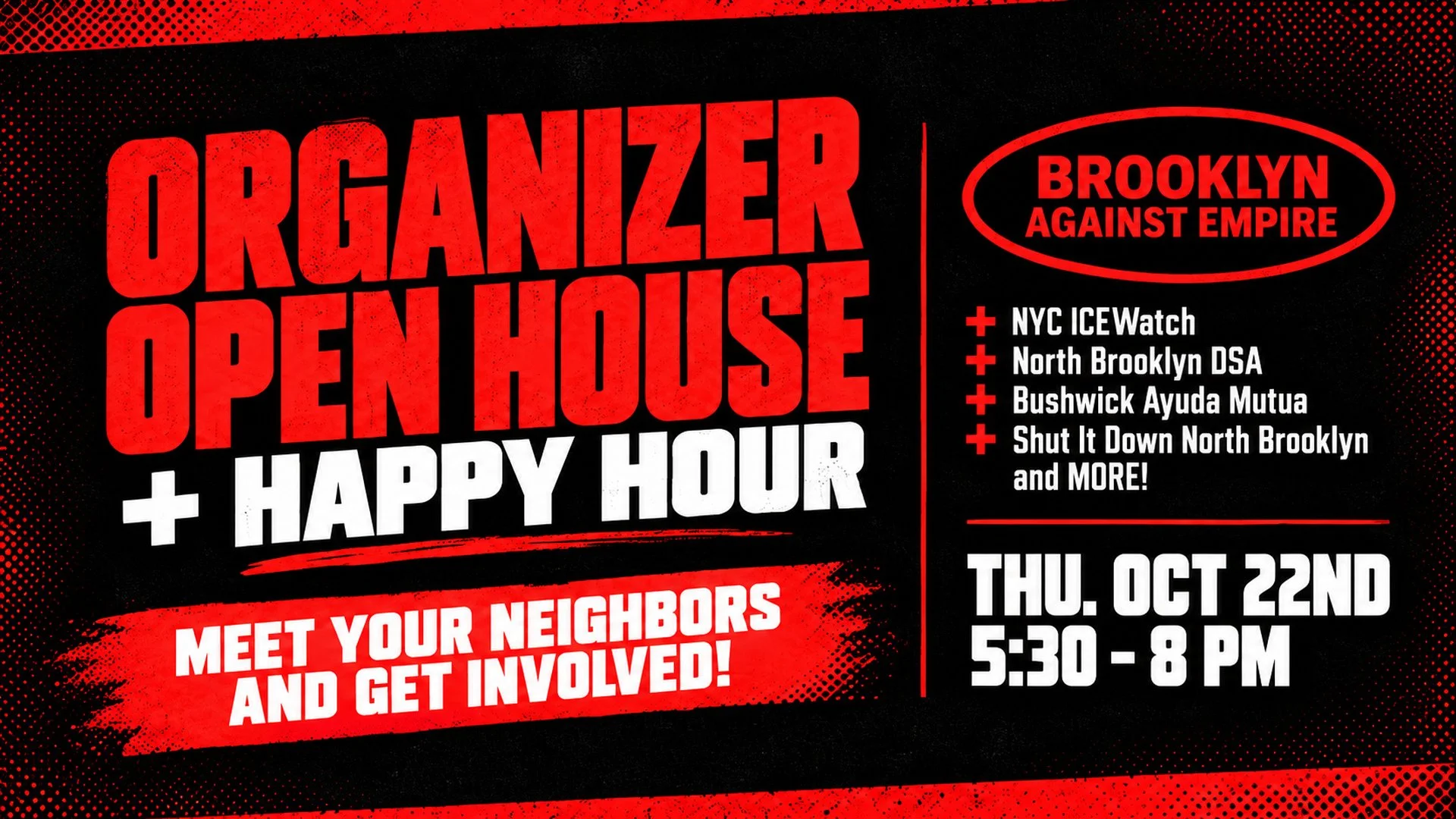 Organizer Happy Hour