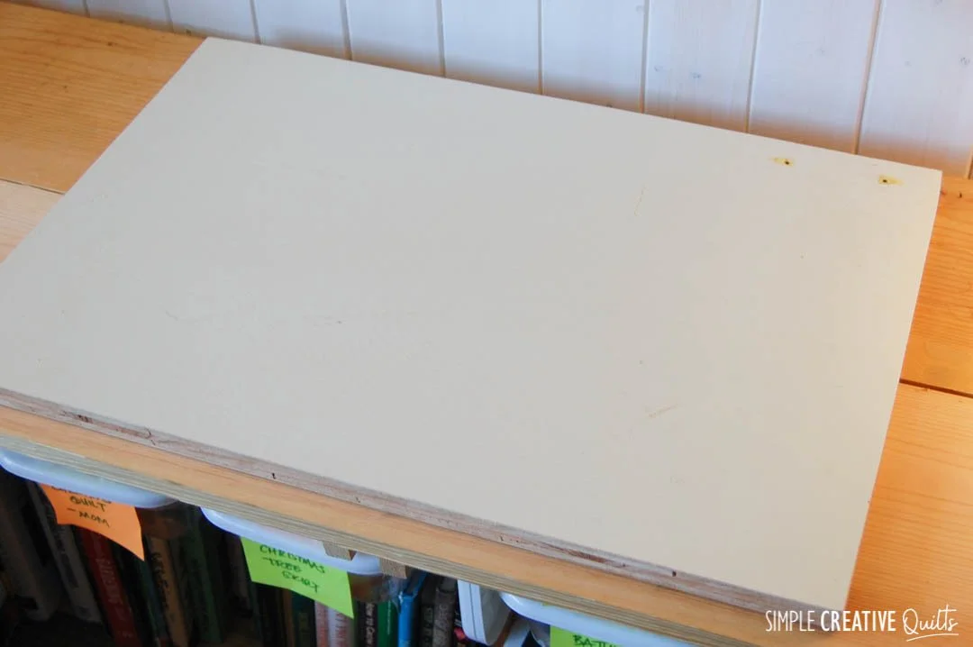 How to Make a DIY Pressing Surface from Simple Creative Quilts via www.simplecreativequilts.com