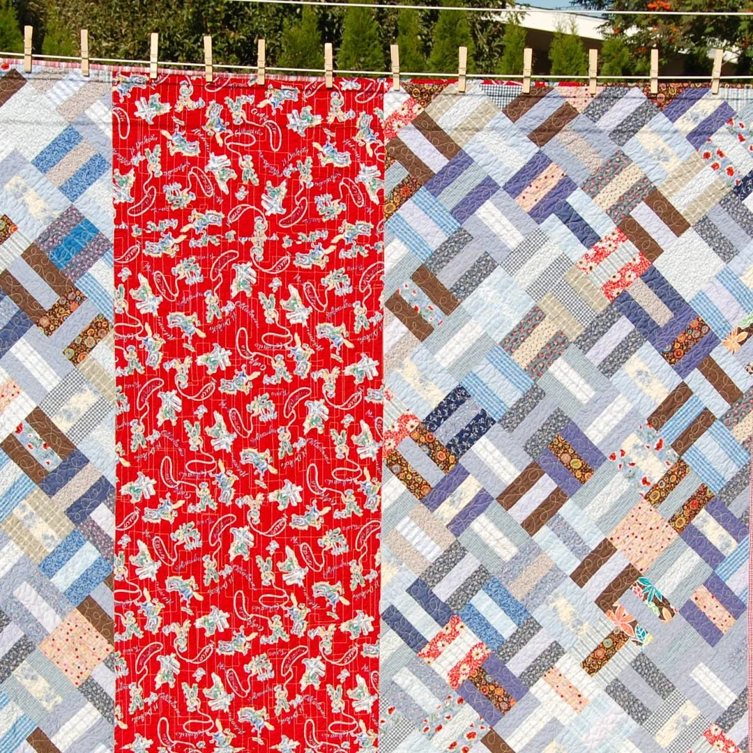 Post &amp; Rail Quilt: The One for Sam