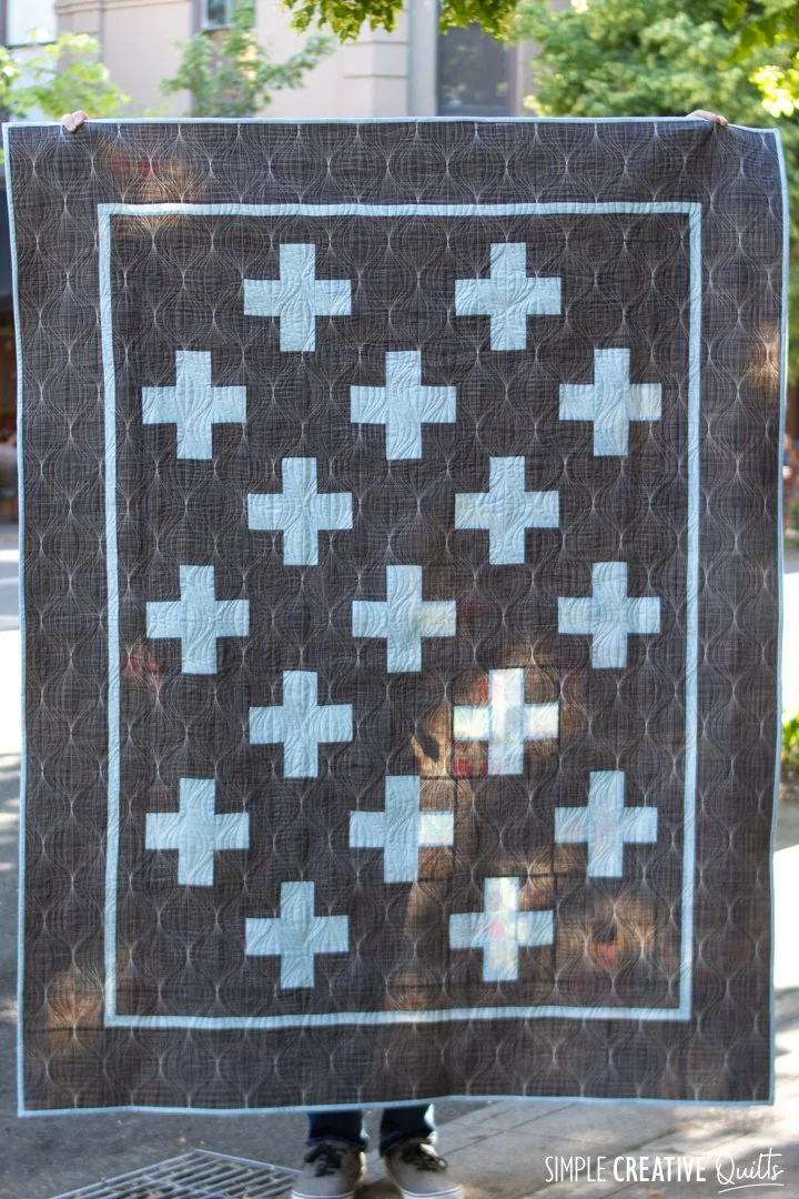 How to Sew a Crosstie Quilt Block from Simple Creative Quilts via www.simplecreativequilts.com