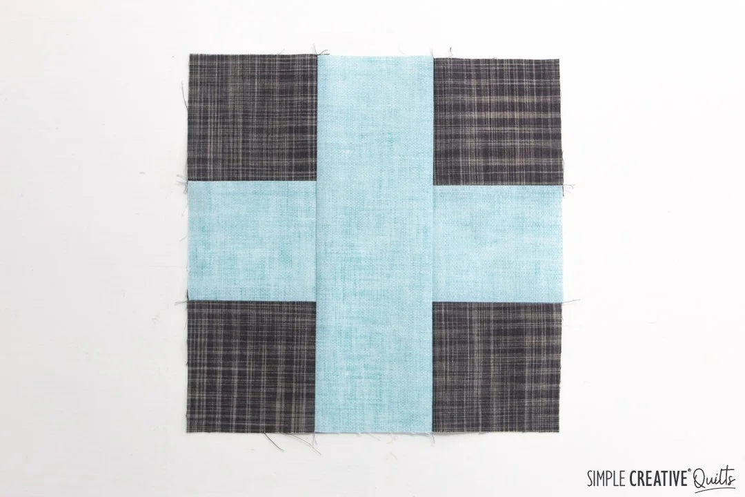 How to Sew a Crosstie Quilt Block from Simple Creative Quilts via www.simplecreativequilts.com