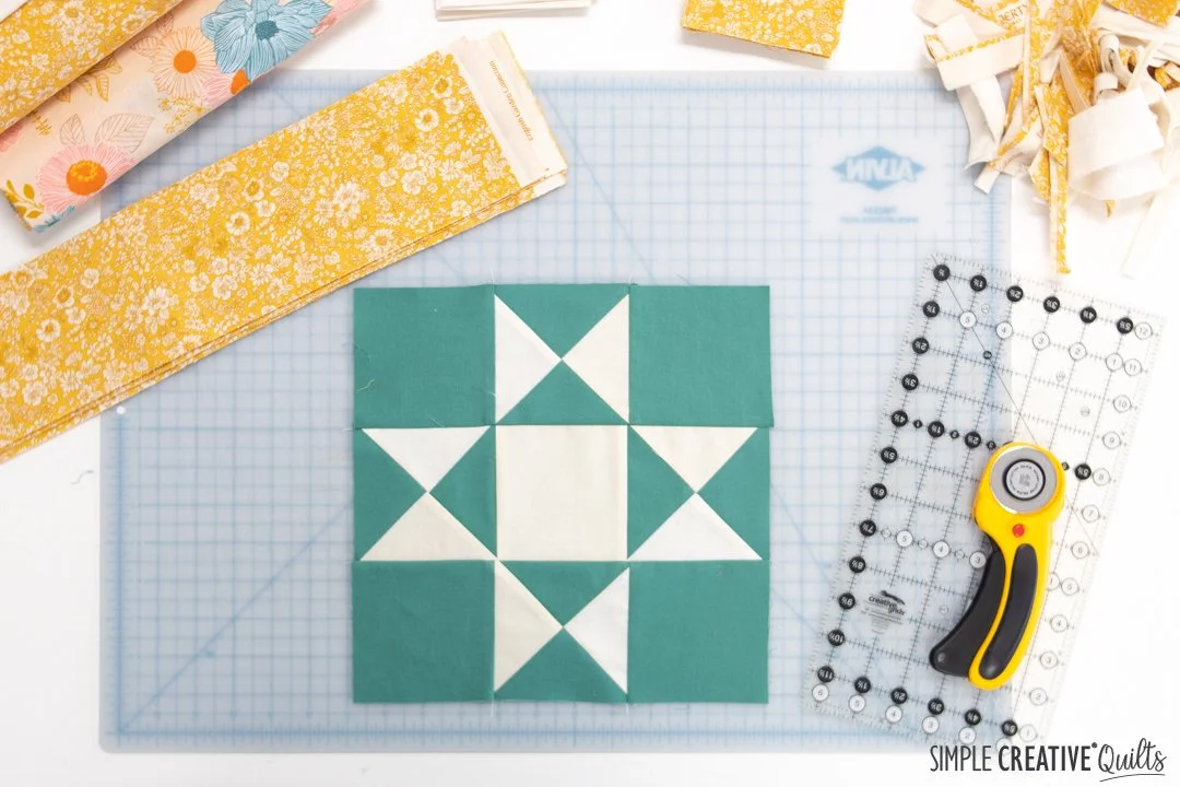 How to Make an Ohio Star Block via Simple Creative Quilts www.simplecreativequilts.com