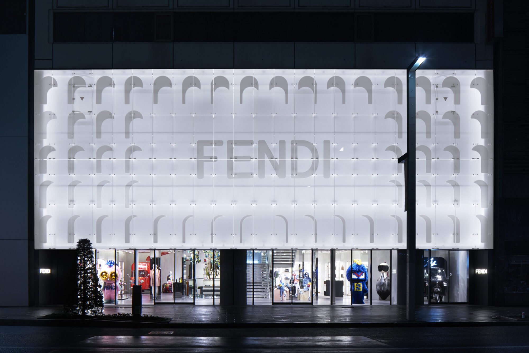 FENDI Mega Pop-Up Store Ginza Chuo-Dori, Tokyo, Japan — YARO STUDIO