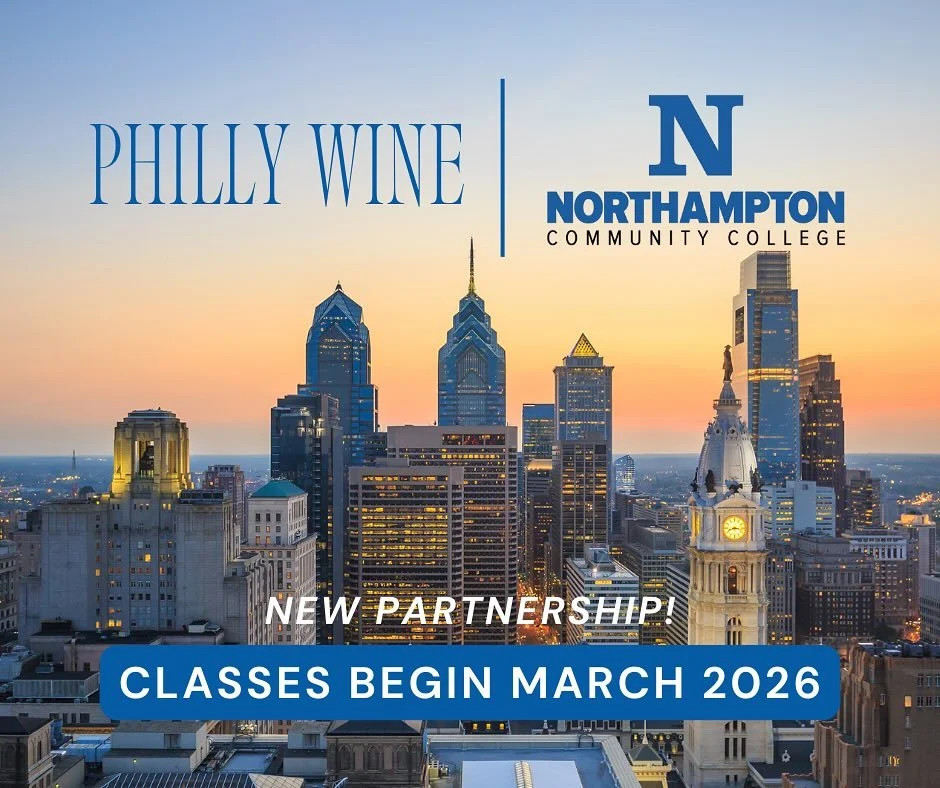 It&rsquo;s the most wonderful time of the year&hellip; to add new partners!
🙌
We&rsquo;re so excited to announce PhillyWine&rsquo;s new partnership with @northamptoncommcollege. 
🙌
WSET Level 1 classes start in March and Level 2 will be added later