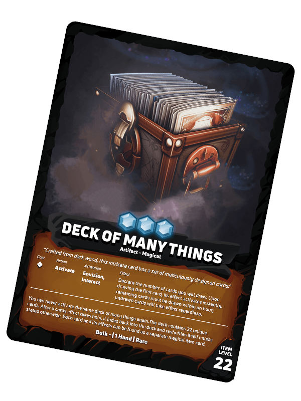 The Book of Many Things - Magic Items 