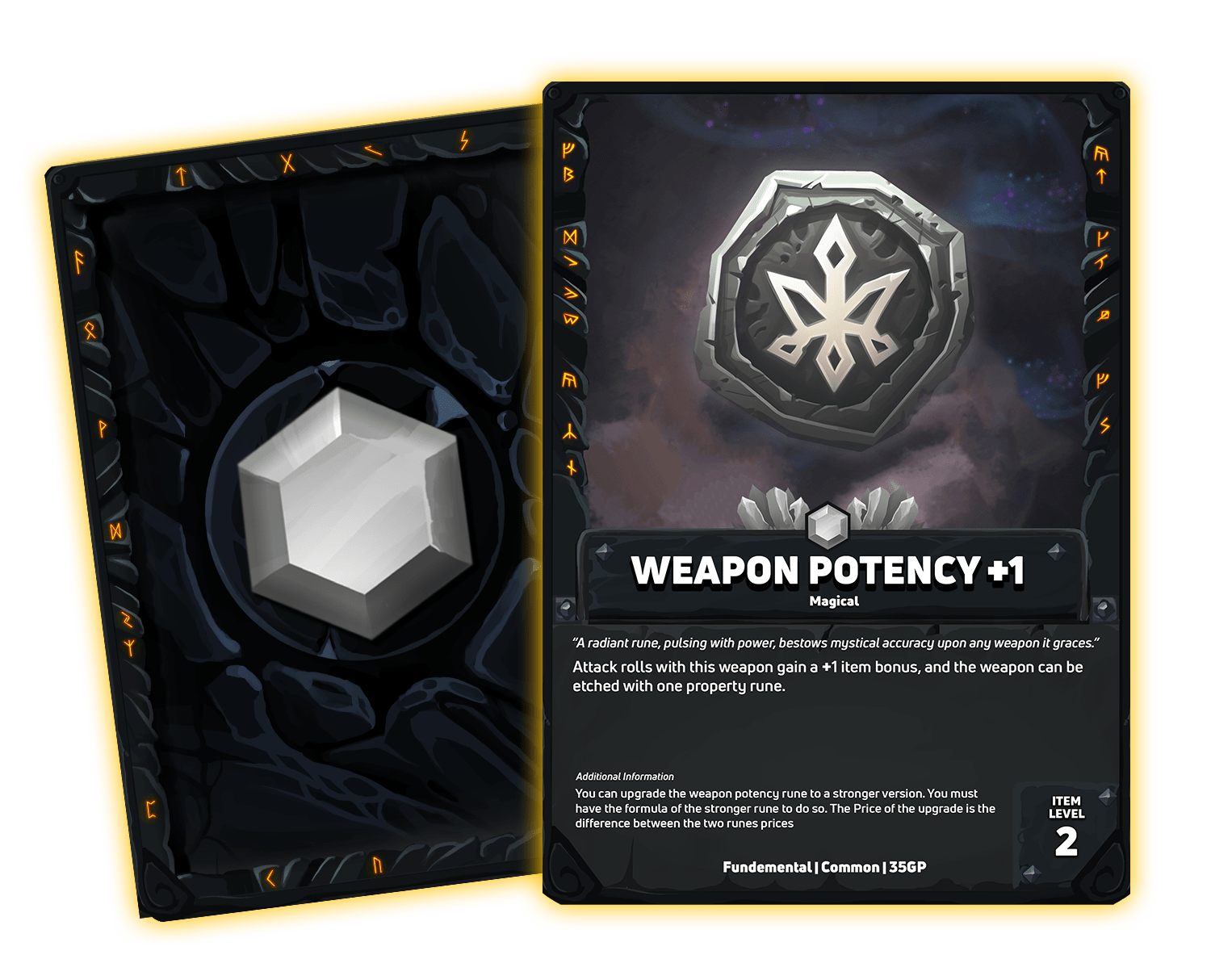 Free Pathfinder 2e Equipment Card — Adventurers Arsenal
