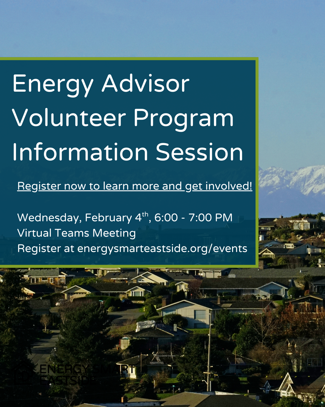 Volunteer Program Information Session