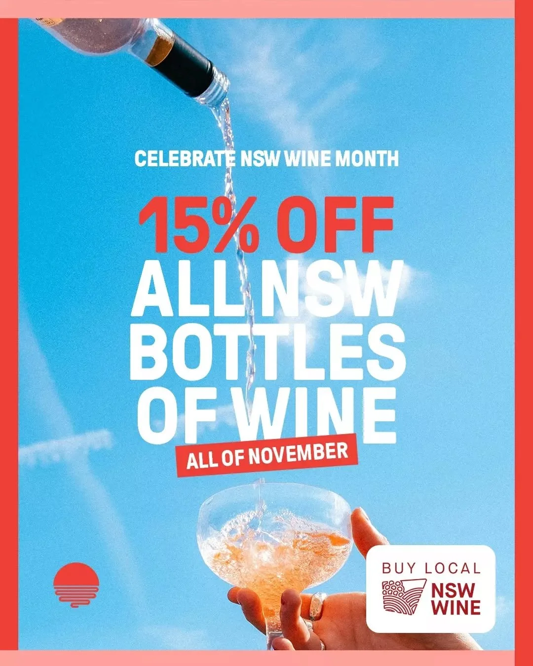 NSW WINE MONTH | 15% OFF ALL BOTTLED NSW WINES | ALL NOVEMBER 🍷
We’re celebrating the best of our backyard with a full month dedicated to local drops. However you sip, it’s the perfect time to drink local and celebrate what our sta