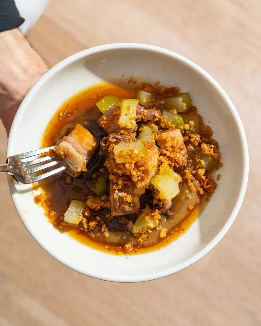 One to add to your &ldquo;Next Visit Must Try&rdquo;&hellip;

Confit Pork Belly. Compressed apple, dashi caramel, proper crackle. Available on our Lunch &amp; Dinner Menu. Wed - Sun, From 12pm.