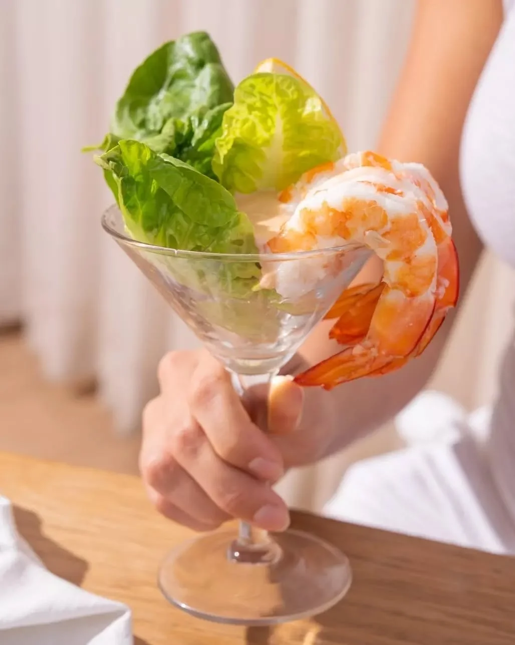 A nostalgic classic, now on our Lunch and Dinner menu. Classic Prawn Cocktail // Fresh local king prawns, Marie Rose &amp; crisp cos lettuce 💫