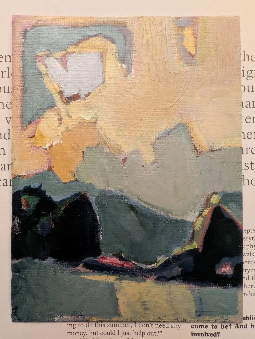 40/365

There are so many rules I've broken with my paintings this year that I didn't even realize I had set for myself. Rules that I had subconsciously adopted for no reason at all. So silly. 

Thanks for being here. Love you all