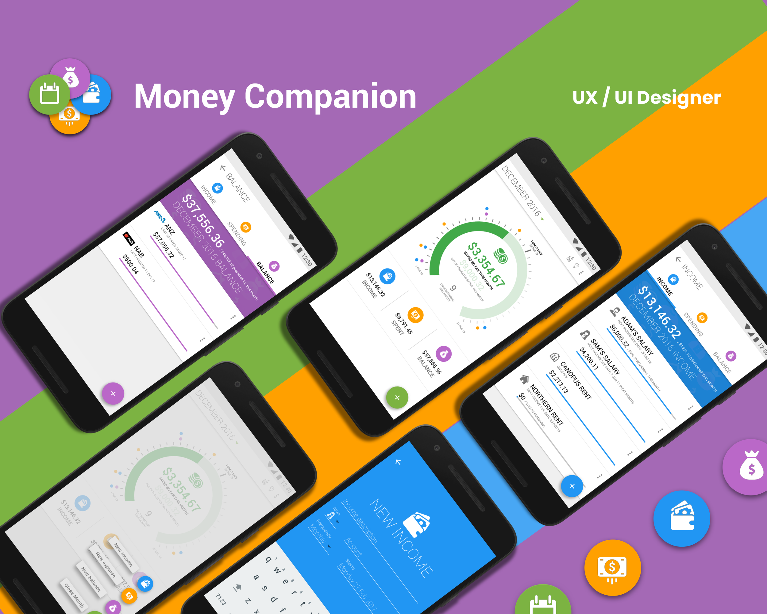 A simple way to track your savings! 

Three easy steps every month to accurately track your savings progress!