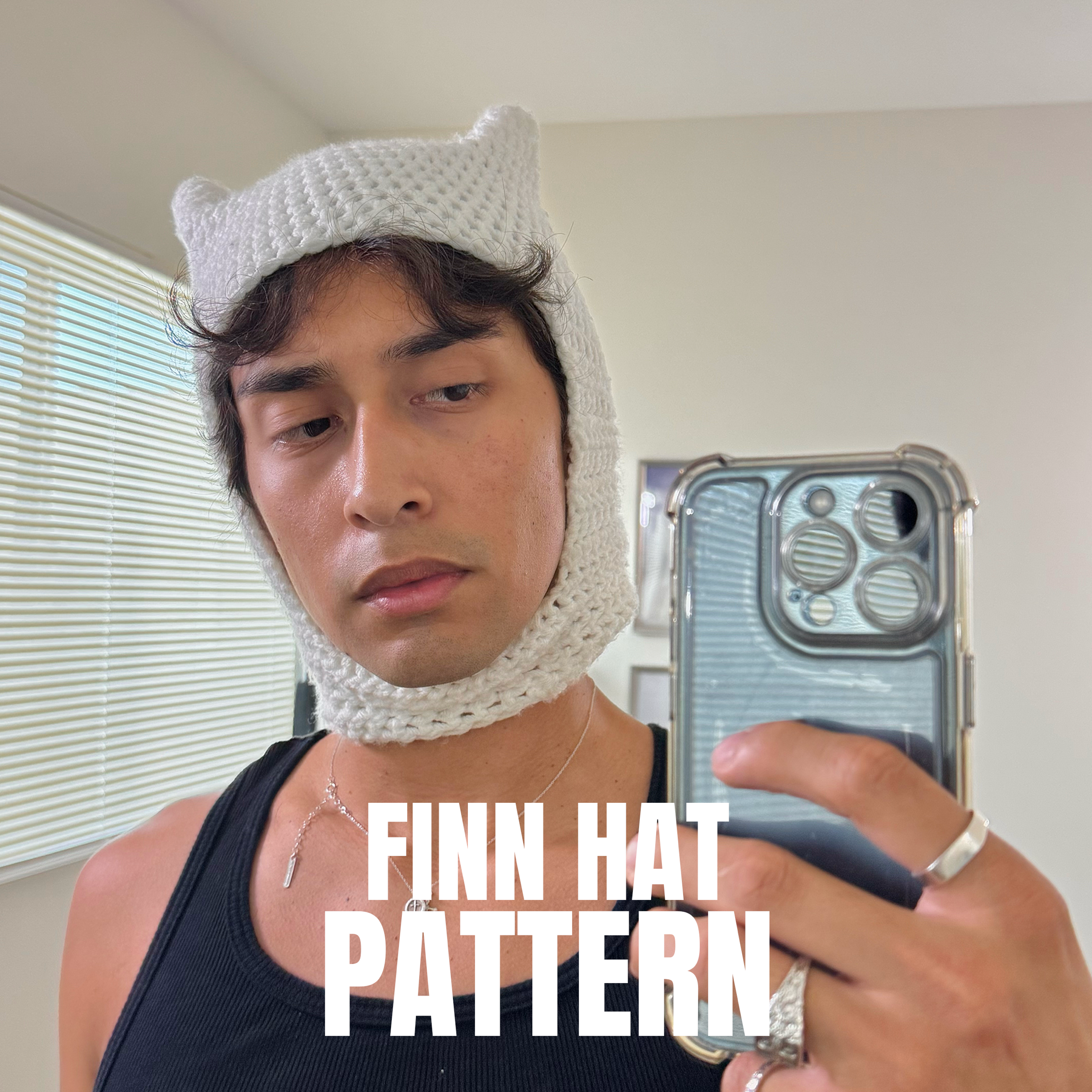 DIGITAL FILE- FINN HAT PATTERN