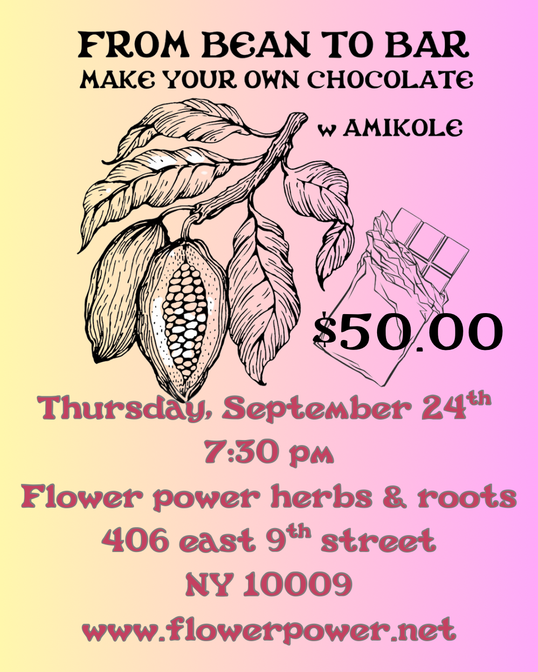 From bean to bar Chocolate making with Amikole