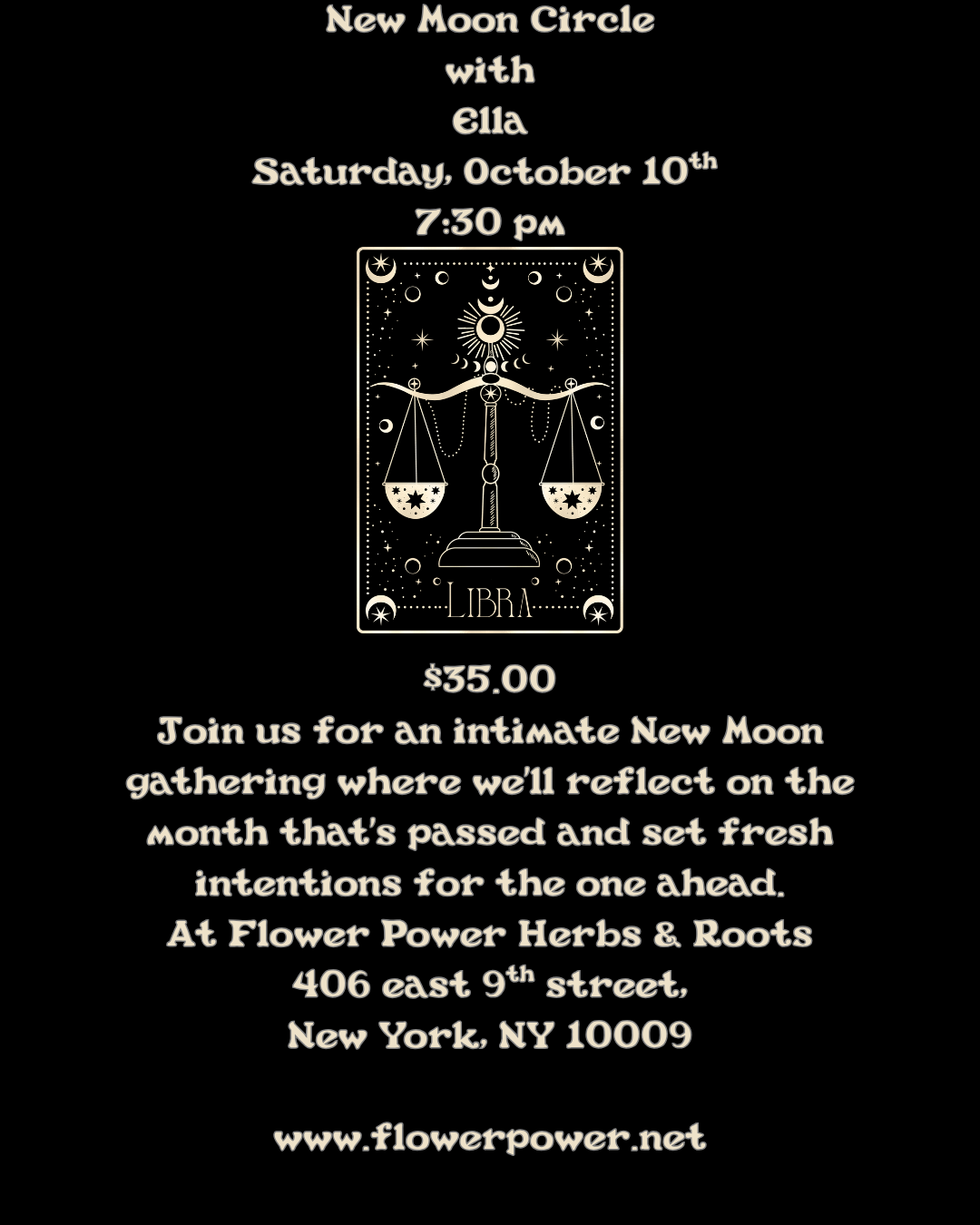 New Moon Circle with Ella
