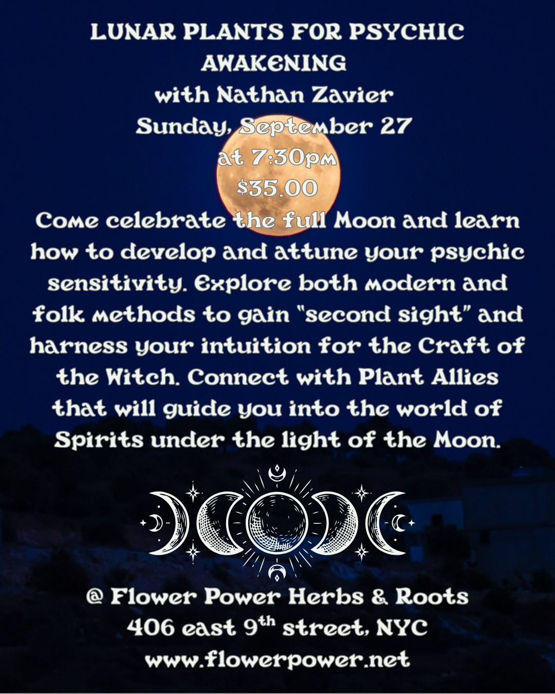 Lunar Plants for Psychic Awakening