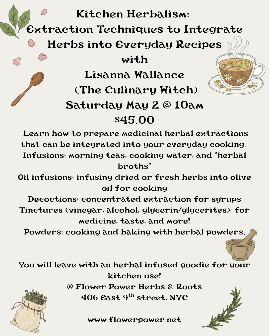 Kitchen Herbalism with Lisanna Wallance