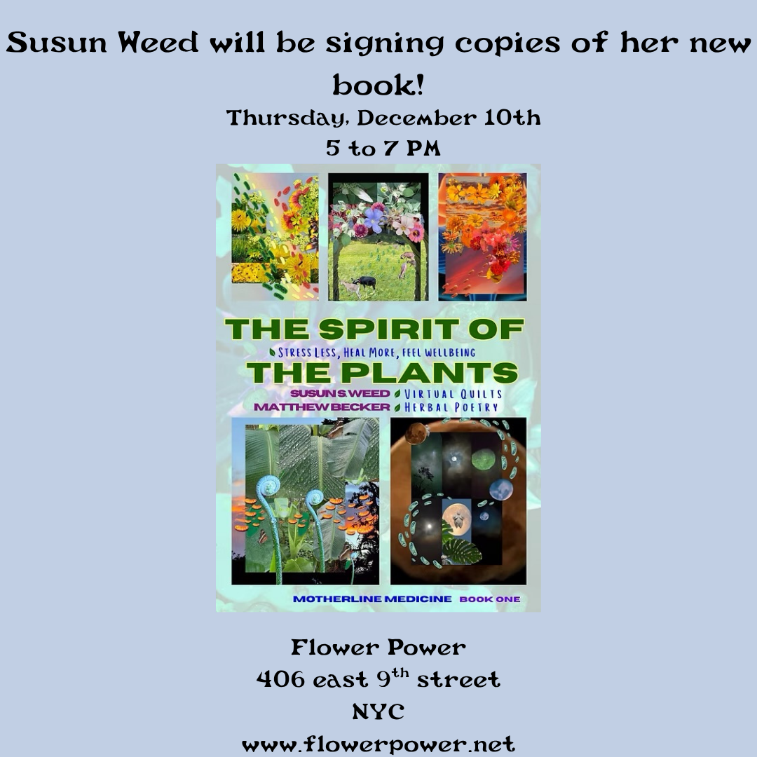 Book signing with Susun Weed