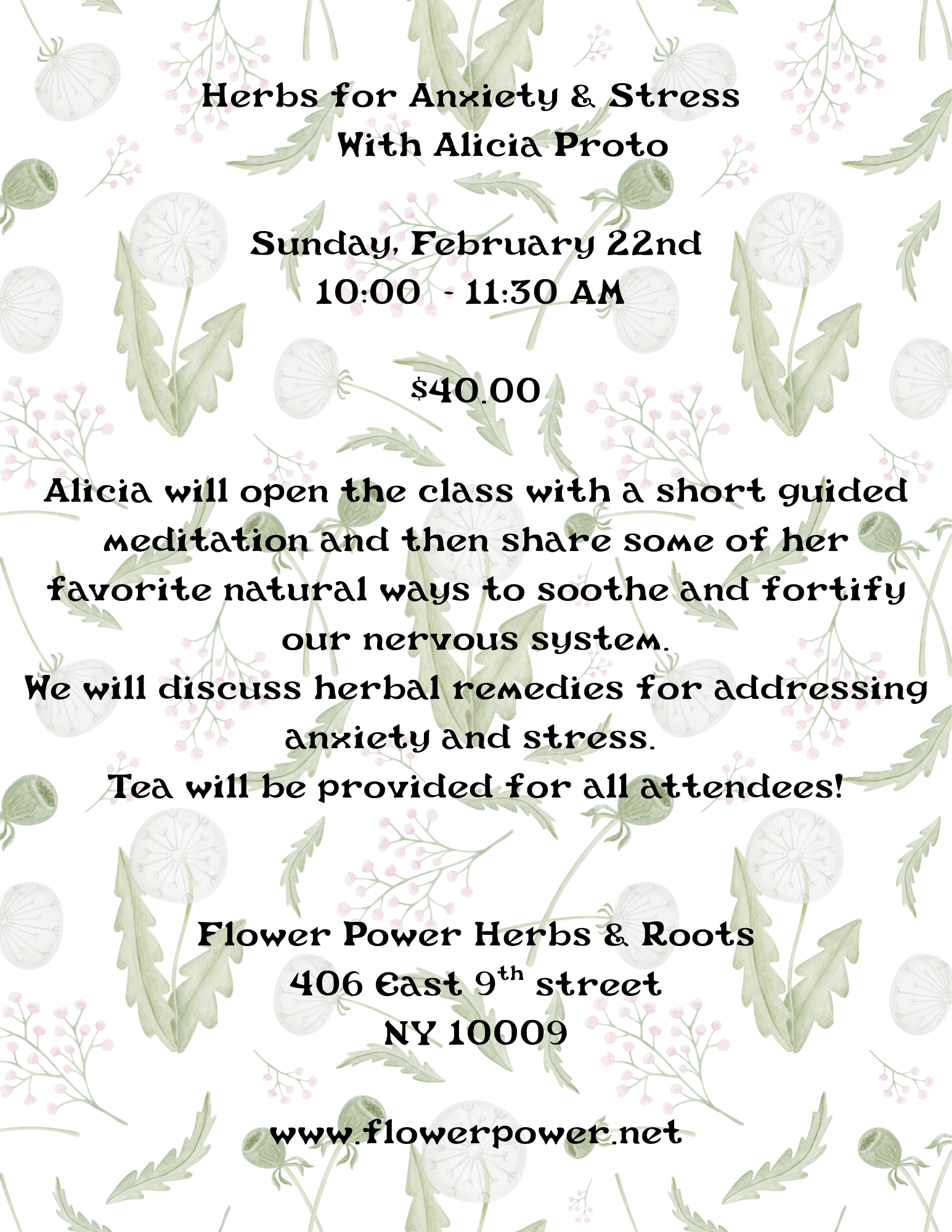 Herbal Support for Anxiety and Stress