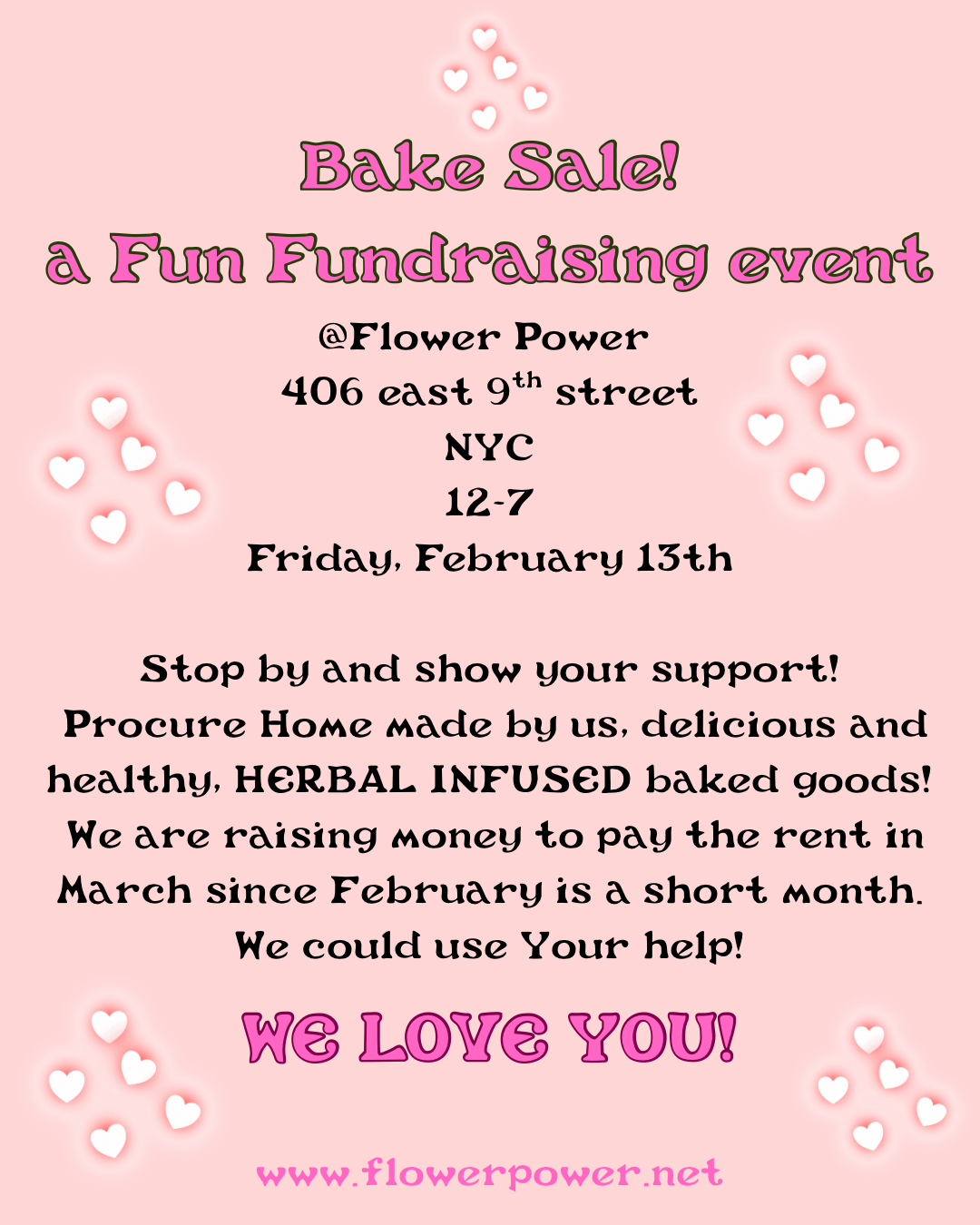 Fundraising bake sale
