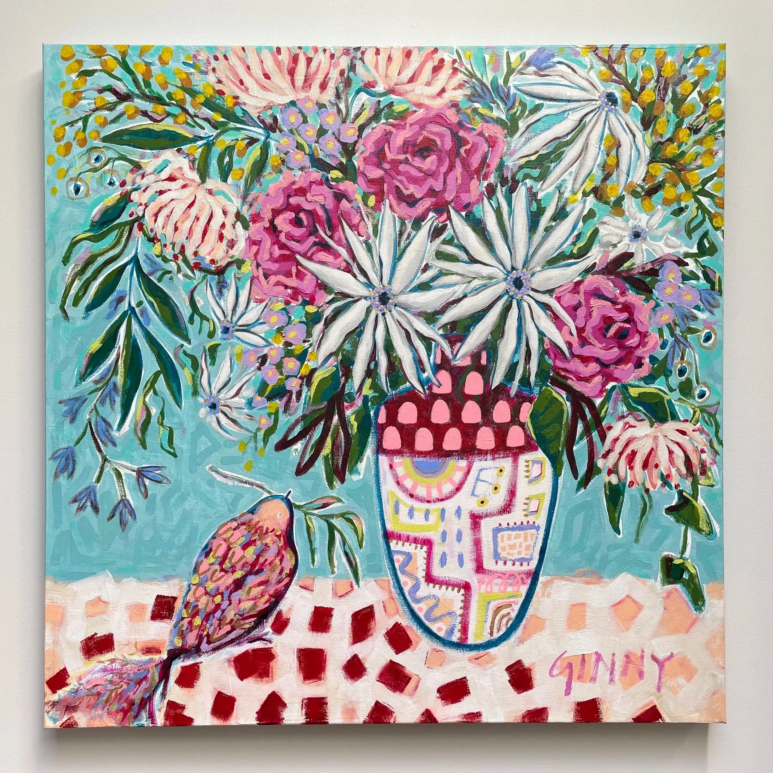 Loose Pieces - 24"x24" - Acrylic on Canvas- SOLD