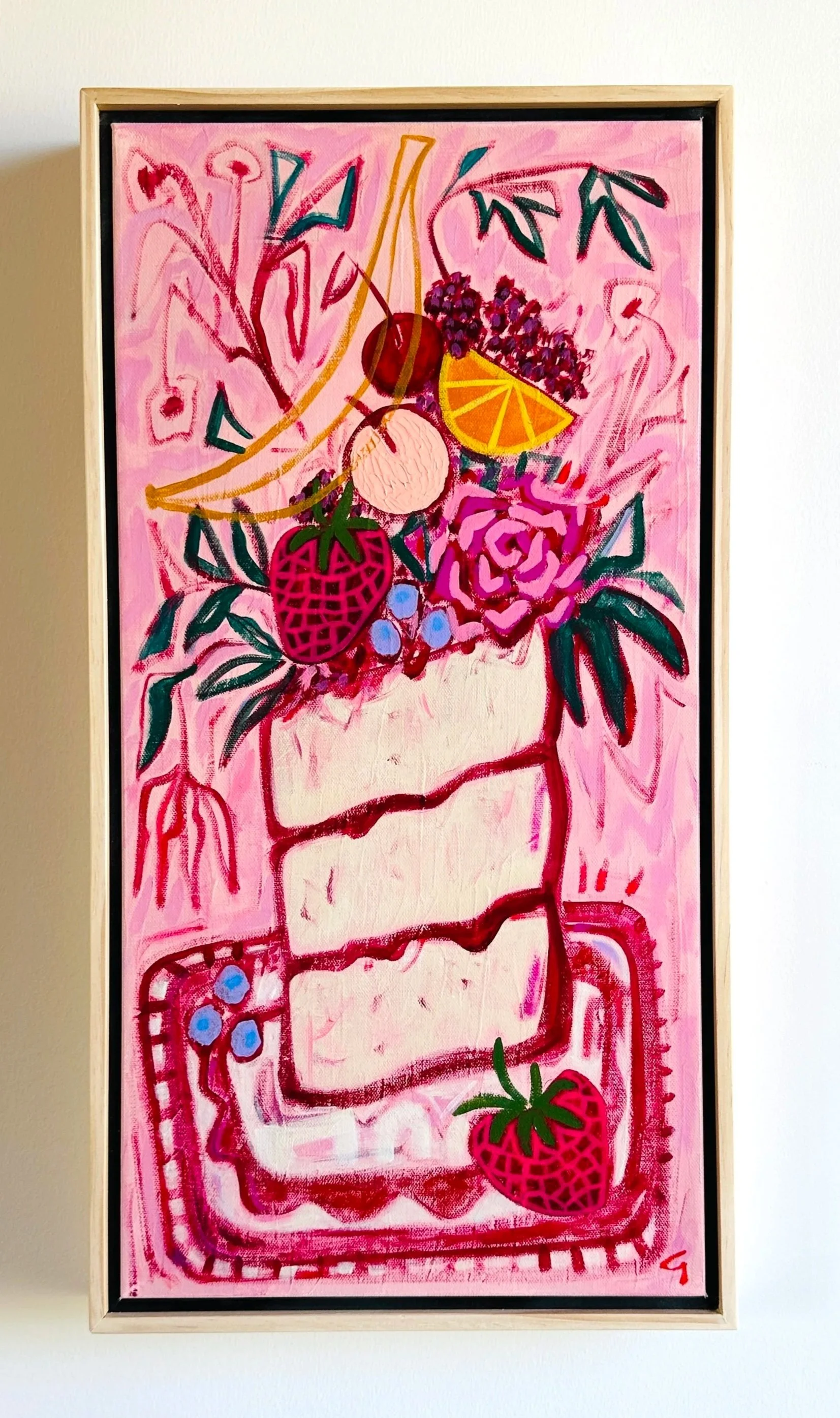 Sugar Rush - 25" x 13" - Acrylic on Canvas- SOLD