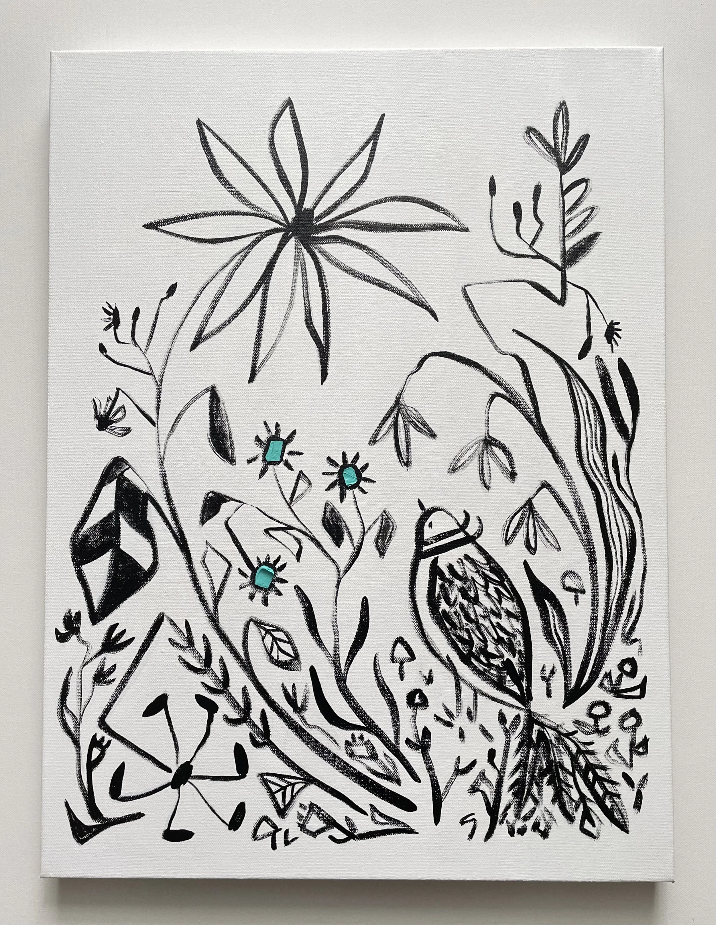 A Secret Spot II- 18" x 24" - Acrylic on Canvas - SOLD