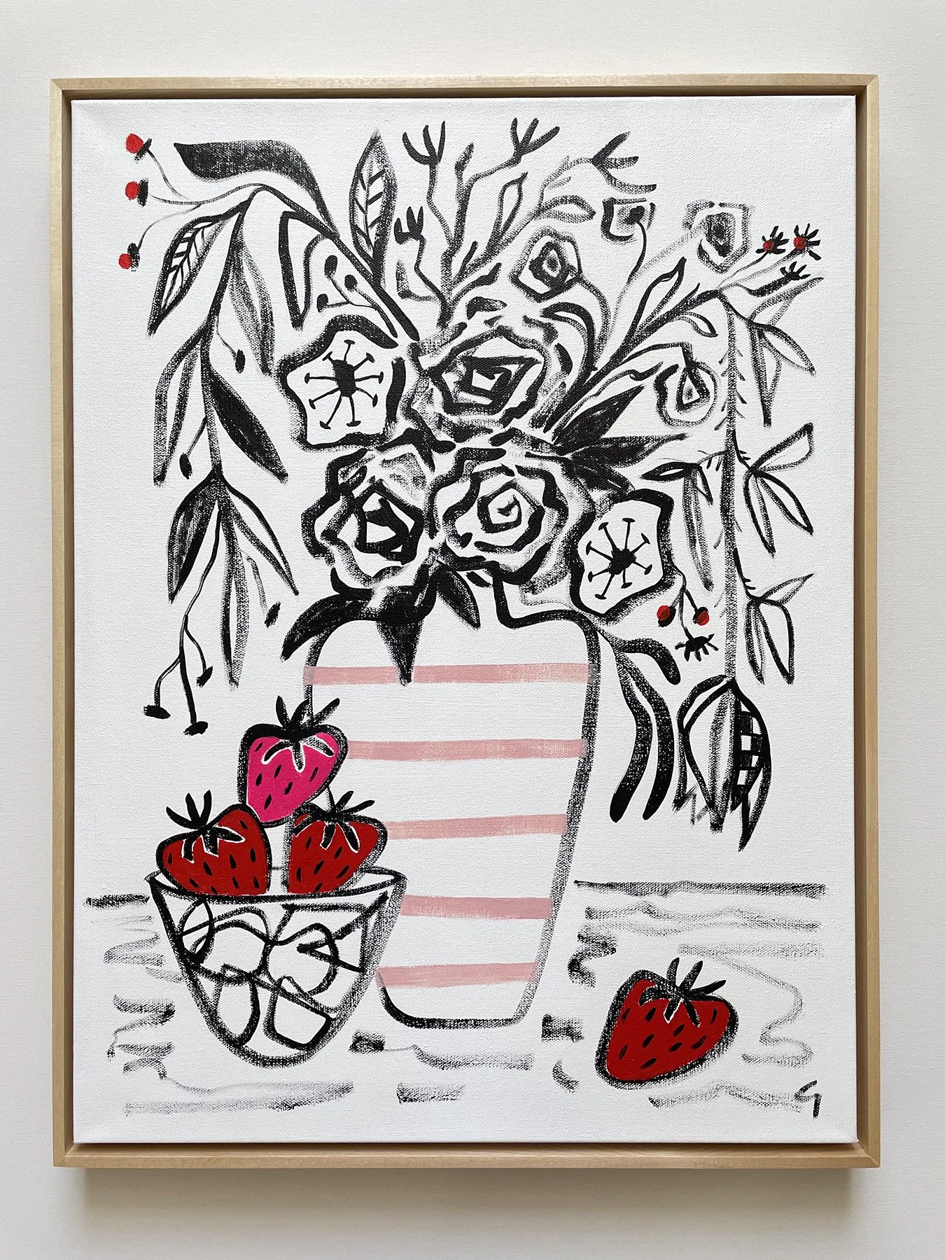 Sweet Rose - 25" x 19" - Acrylic on Canvas - SOLD