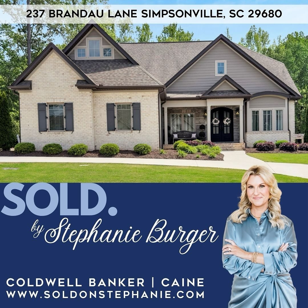 Just Sold! 🌟 

Congratulations to my sellers on the closing of their home today! Best of luck in this new chapter! 

Thank you for choosing me as your Realtor! 💙 

#JustSold
#SoldonStephanie⁠
#YouDeservetheBestinRealEstate⁠
#CBCaine⁠
#GreenvilleSCR