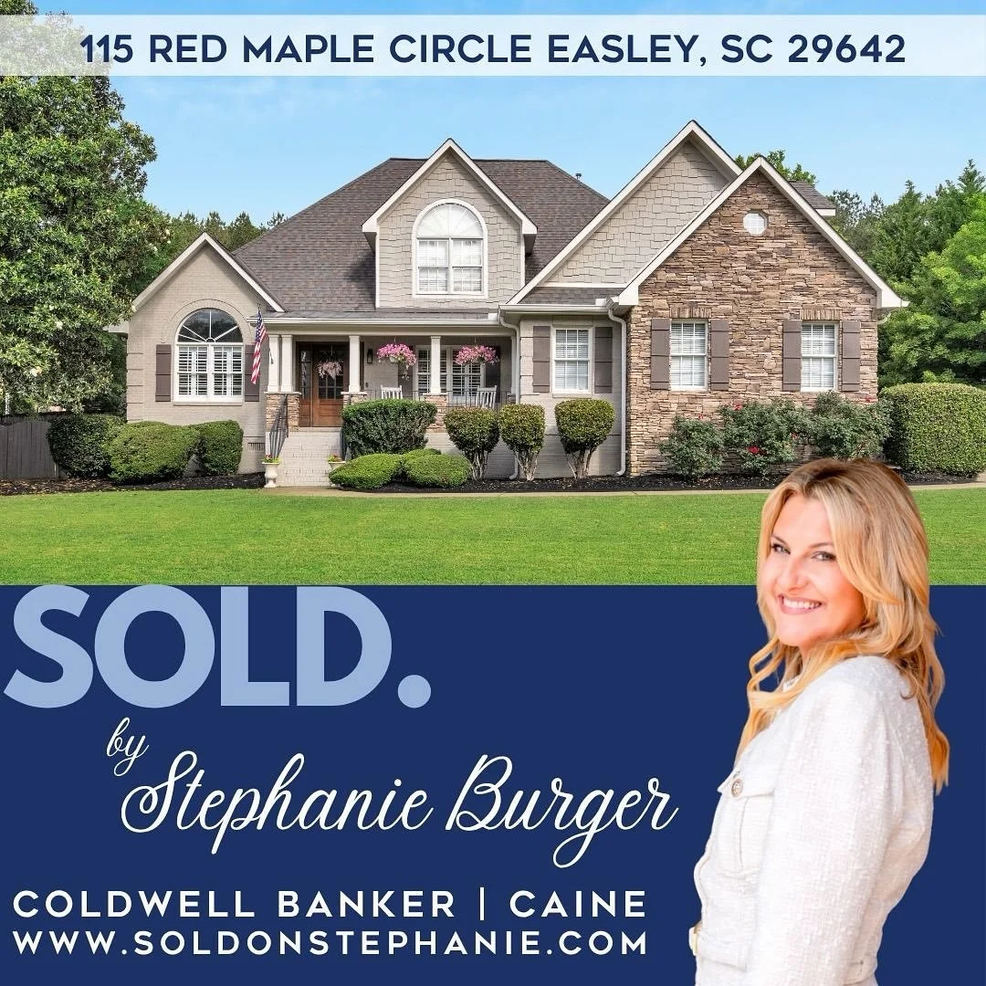 Just Sold! 🌟 

Grateful for amazing clients. 💙 

Thank you for trusting me to guide you through the selling process. Congratulation on your closing today! 

#JustSold
#SoldonStephanie⁠
#YouDeservetheBestinRealEstate⁠
#CBCaine⁠
#GreenvilleSCRealtor⁠