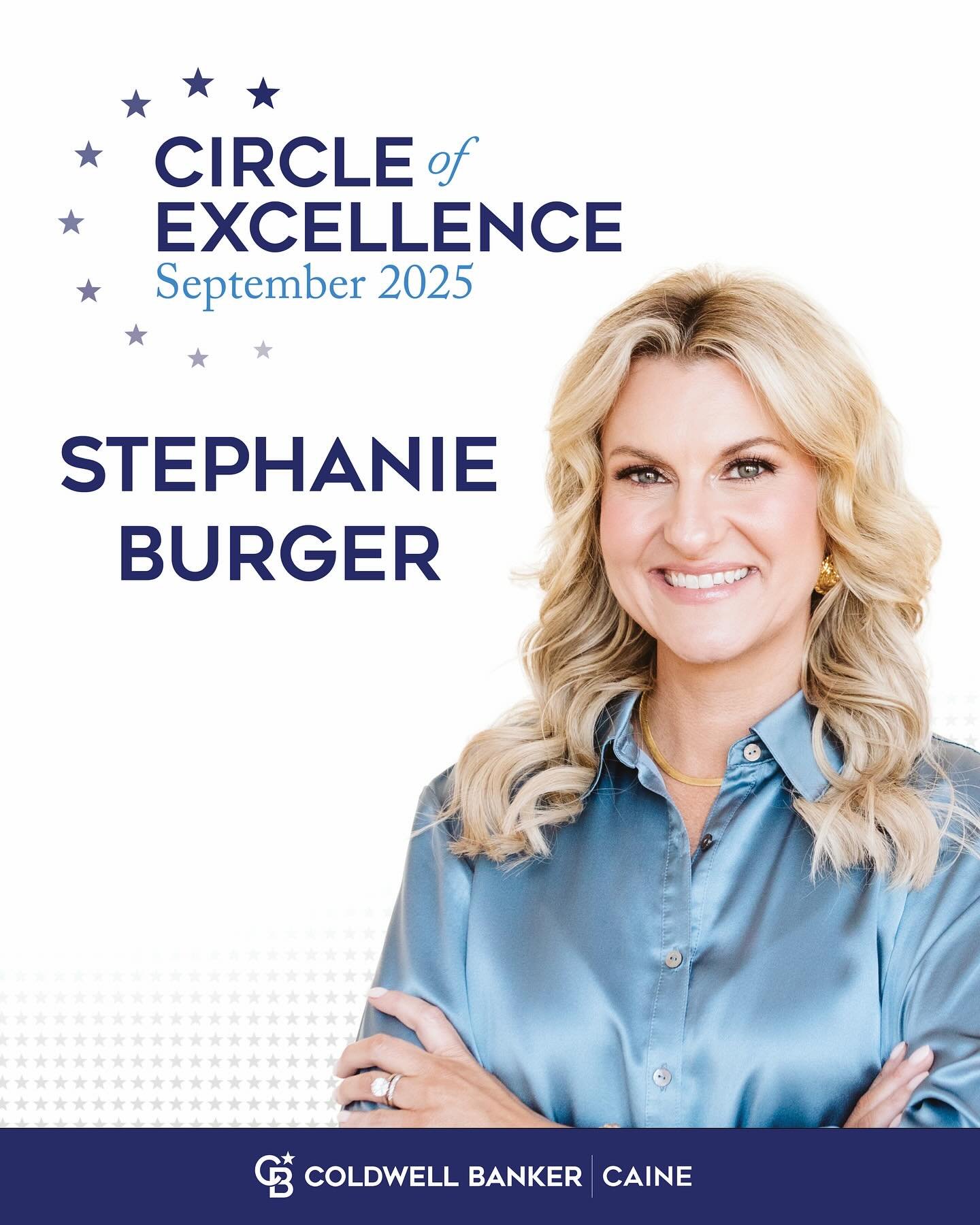 Circle of Excellence | September 2025 🌟

I&rsquo;m truly honored to be named among last month&rsquo;s Circle of Excellence achievers! I&rsquo;m so grateful to my amazing clients for placing their trust in me and to Coldwell Banker Caine for their un