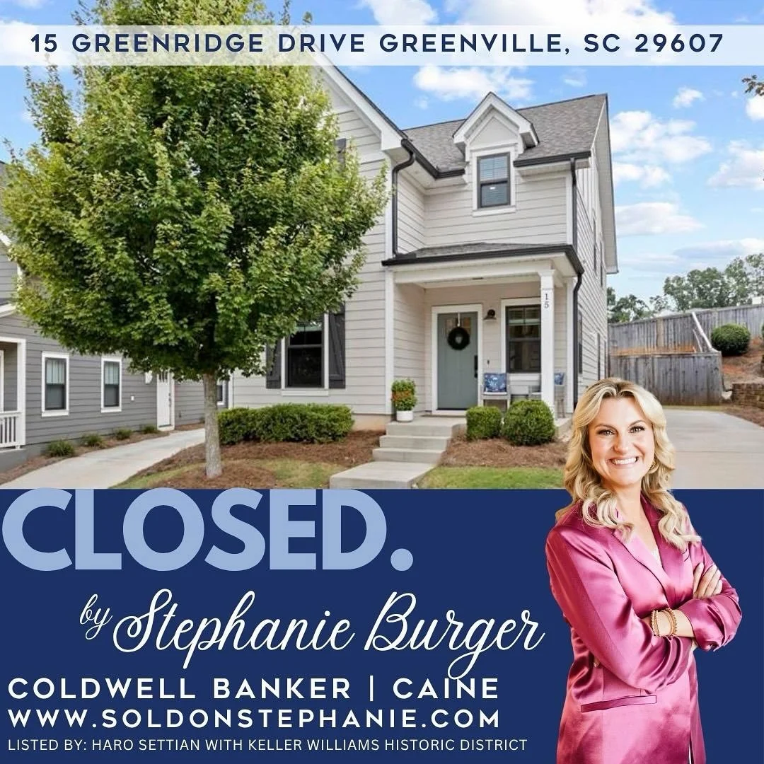 Just Closed!🌟 

Congratulations to my clients for cloisng kn their new home this morning! 🏡 

Thank you for trusting me as your Realtor! 💙 

#JustClosed
#SoldonStephanie⁠
#YouDeservetheBestinRealEstate⁠
#CBCaine⁠
#GreenvilleSCRealtor⁠
#ILoveWhatID